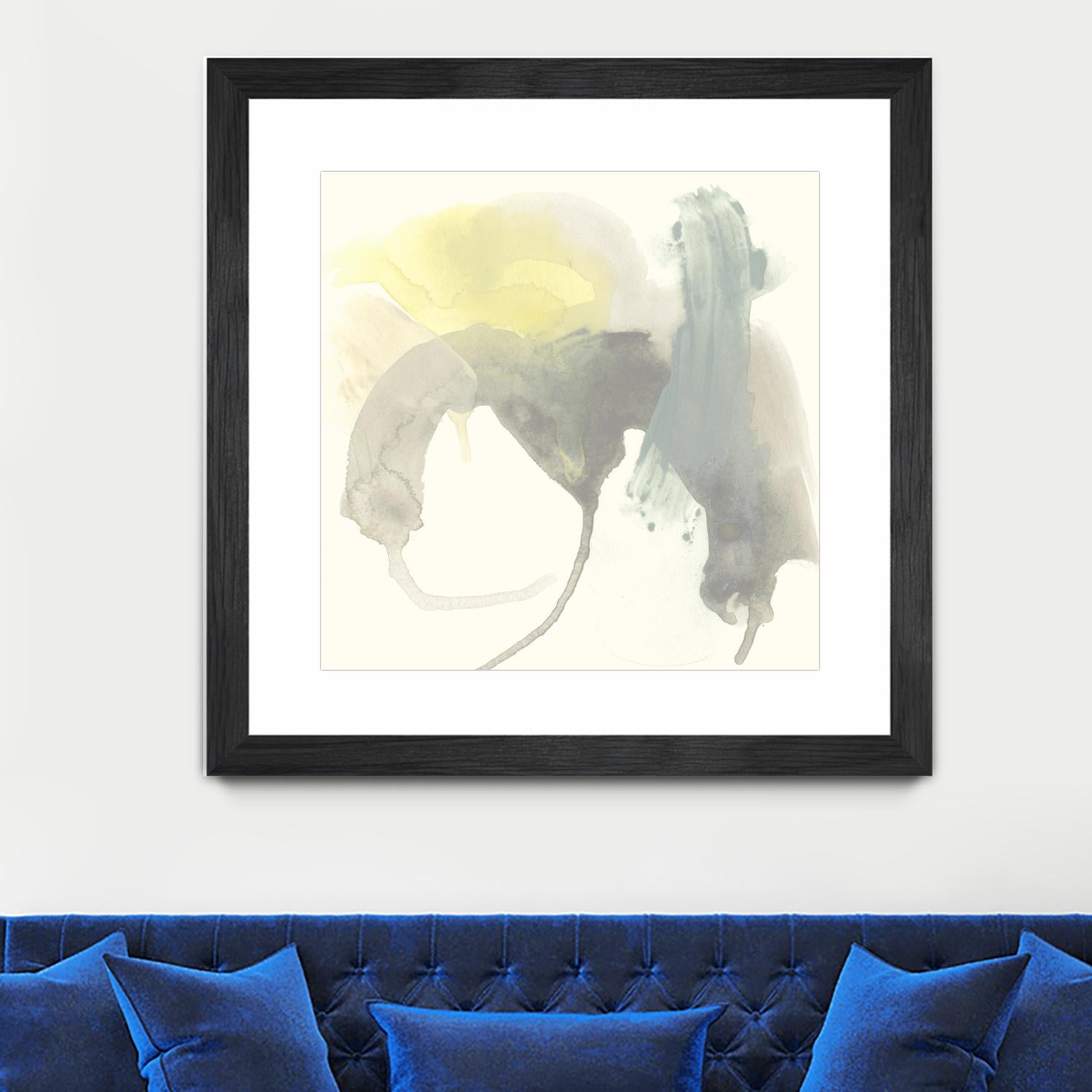 Lunar Sunrise III by June Erica Vess on GIANT ART - yellow abstract