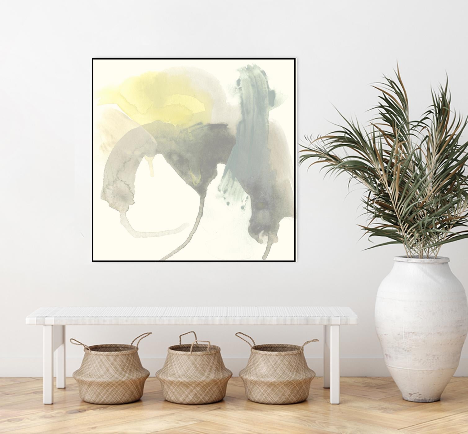 Lunar Sunrise III by June Erica Vess on GIANT ART - yellow abstract