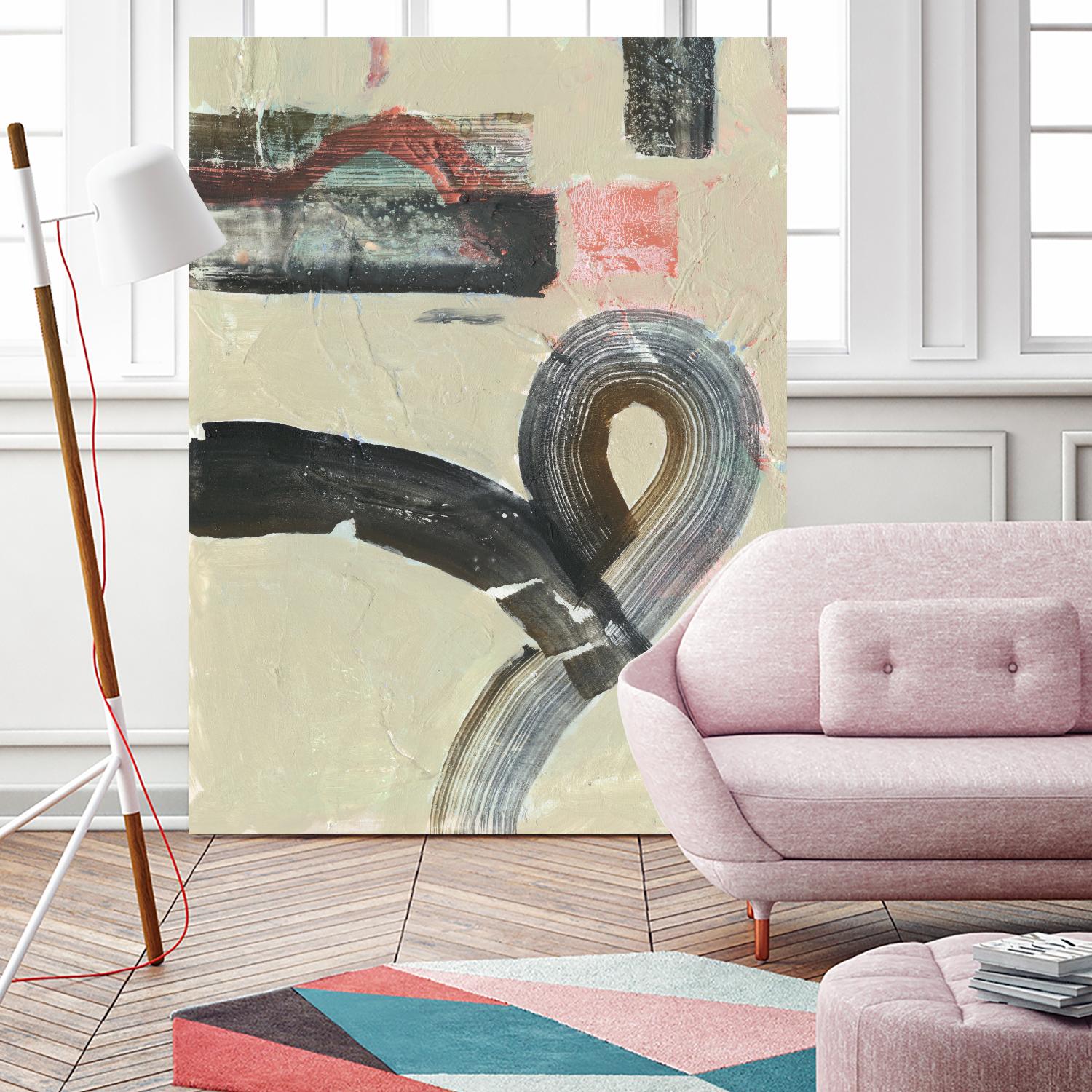 Striate I by Victoria Borges on GIANT ART - brown abstract