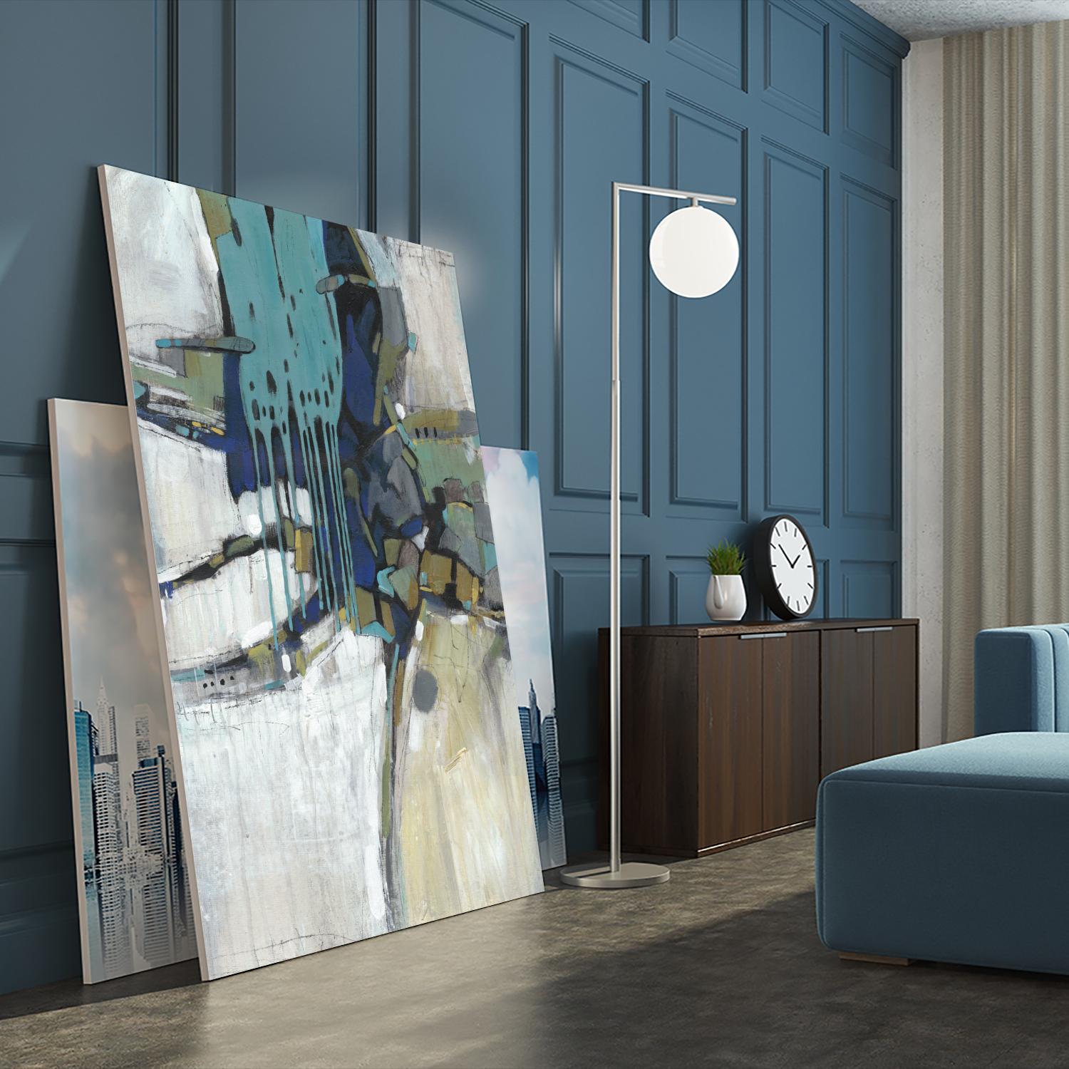 Separation II by Tim OToole on GIANT ART - blue abstract