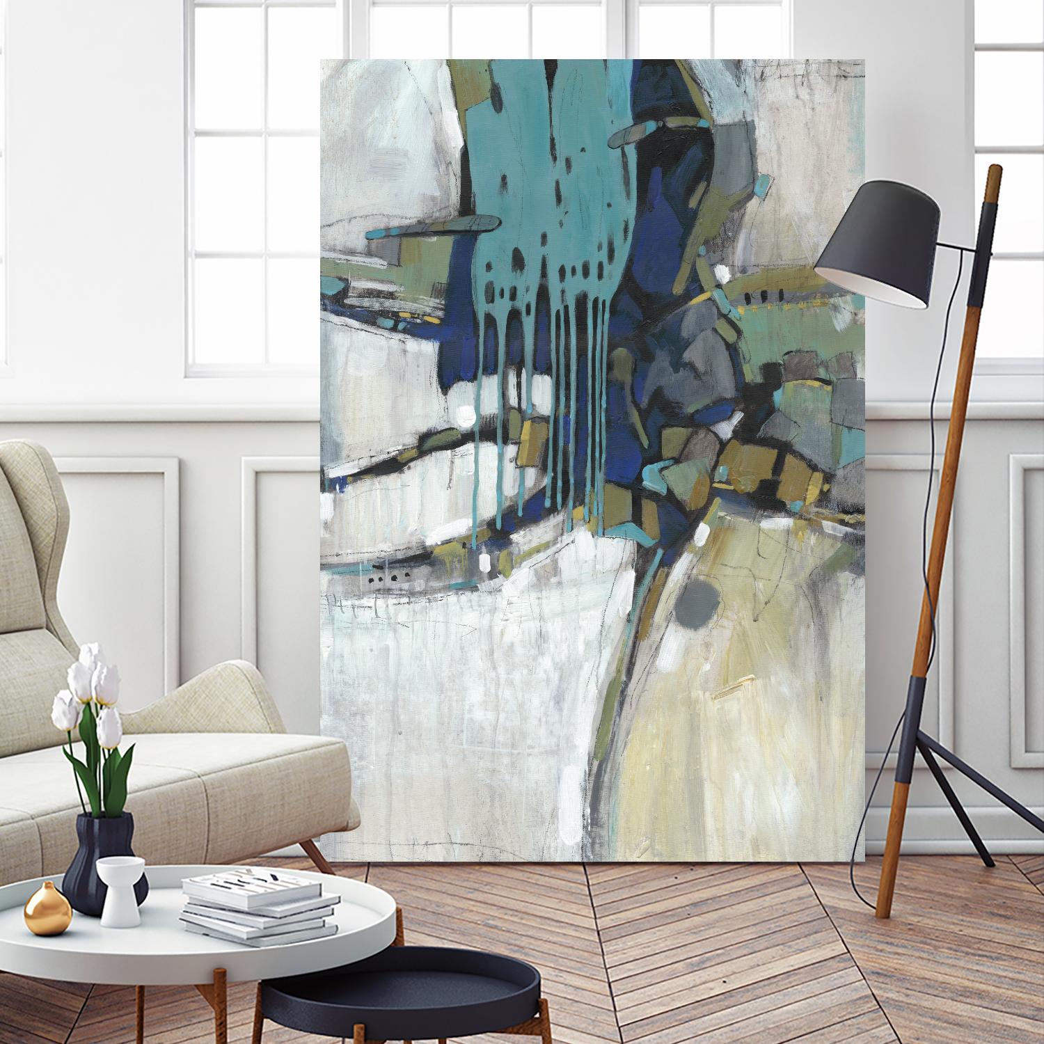 Separation II by Tim OToole on GIANT ART - blue abstract