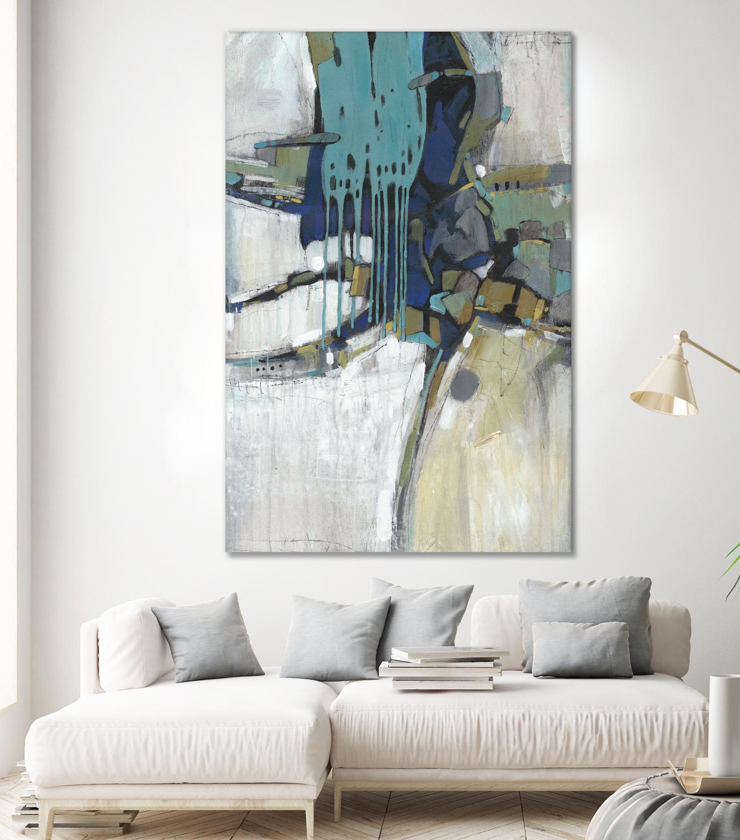 Separation II by Tim OToole on GIANT ART - blue abstract