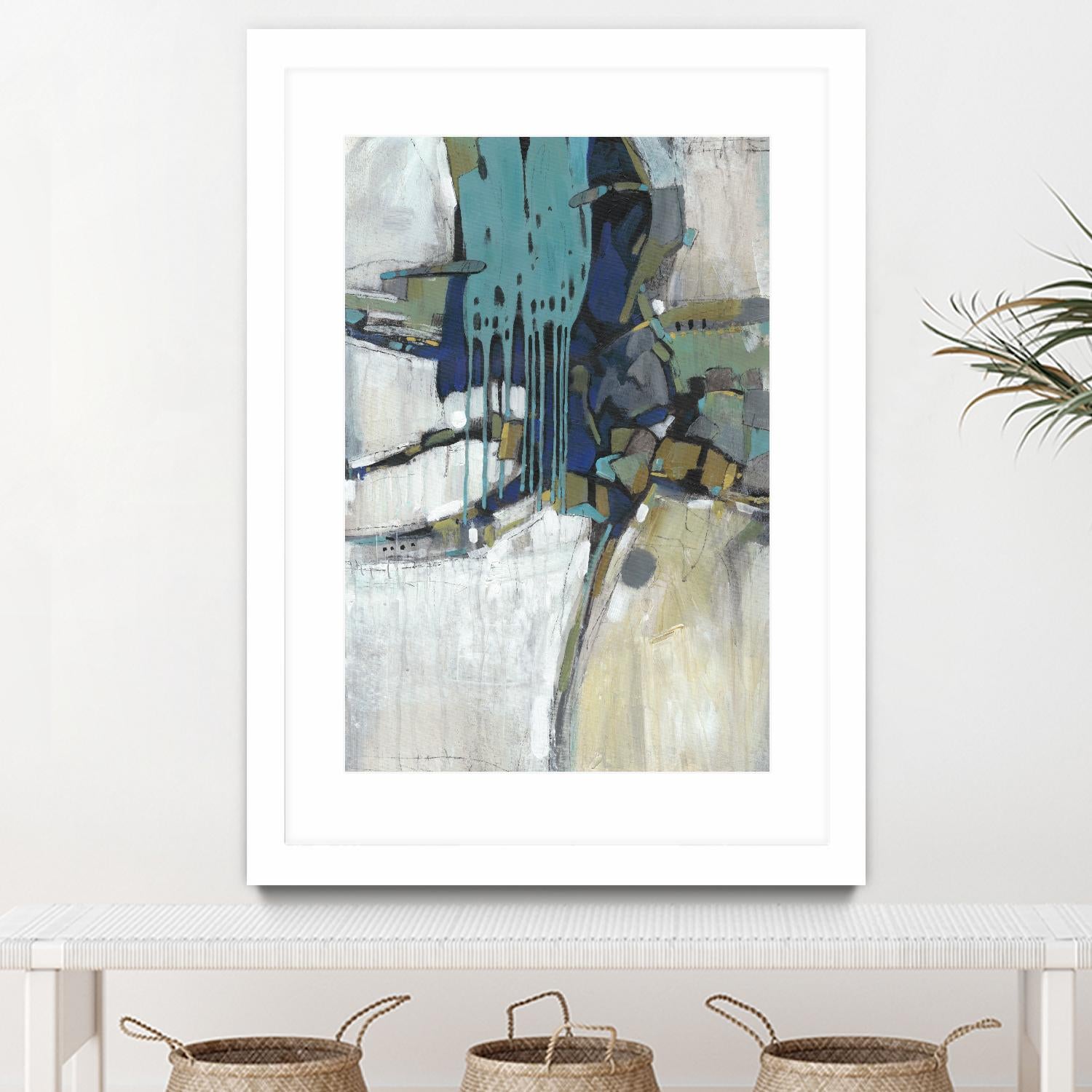 Separation II by Tim OToole on GIANT ART - blue abstract