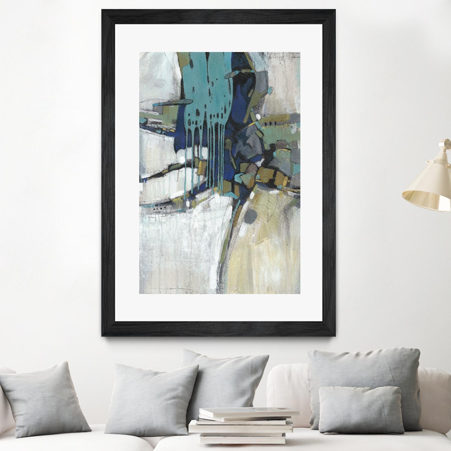 Separation II by Tim OToole on GIANT ART - blue abstract