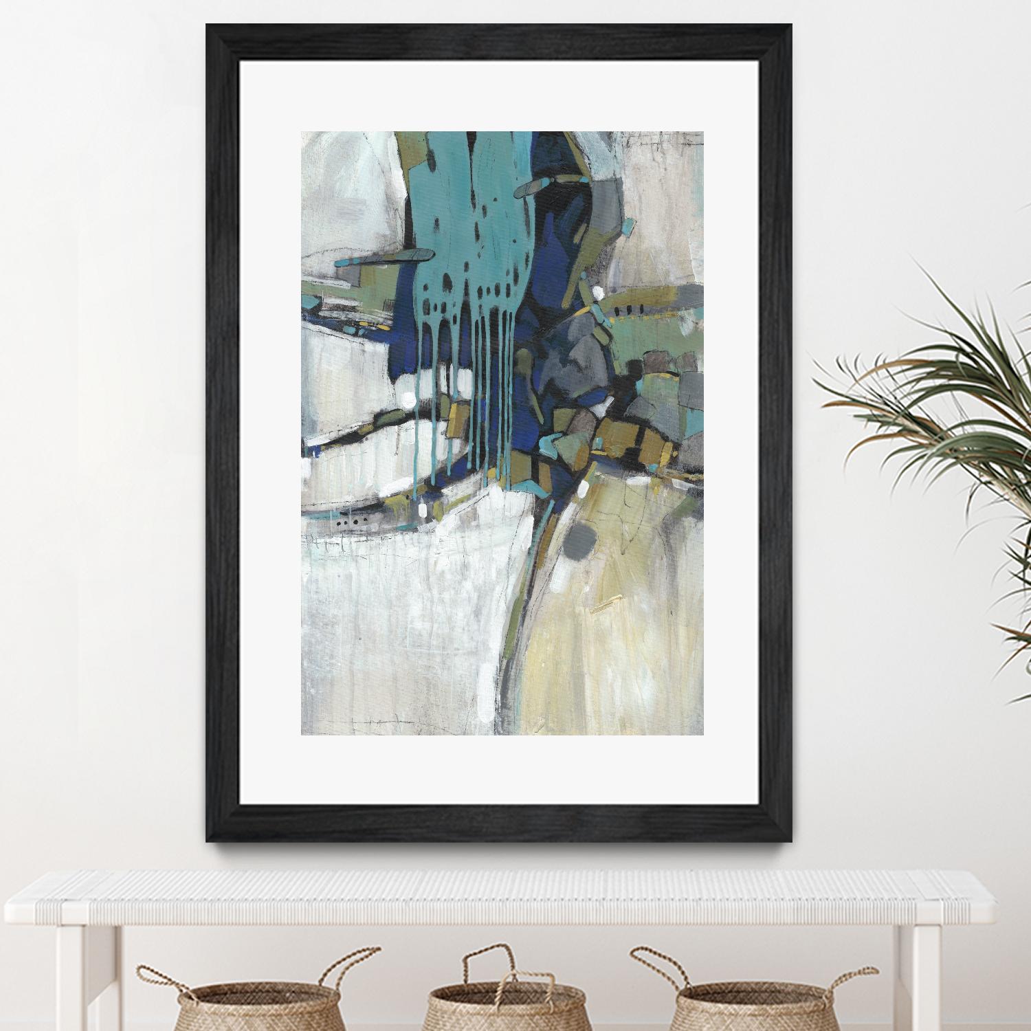 Separation II by Tim OToole on GIANT ART - blue abstract