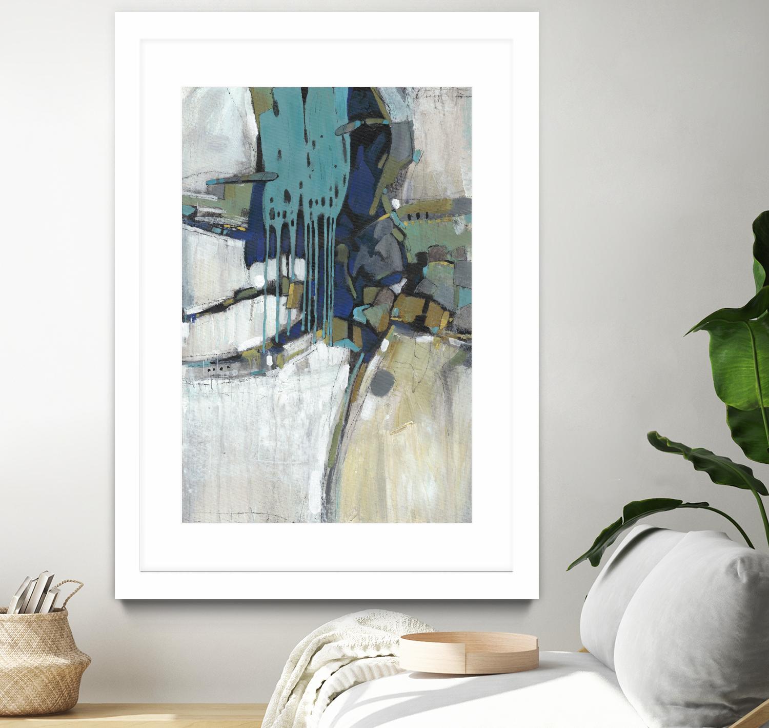 Separation II by Tim OToole on GIANT ART - blue abstract