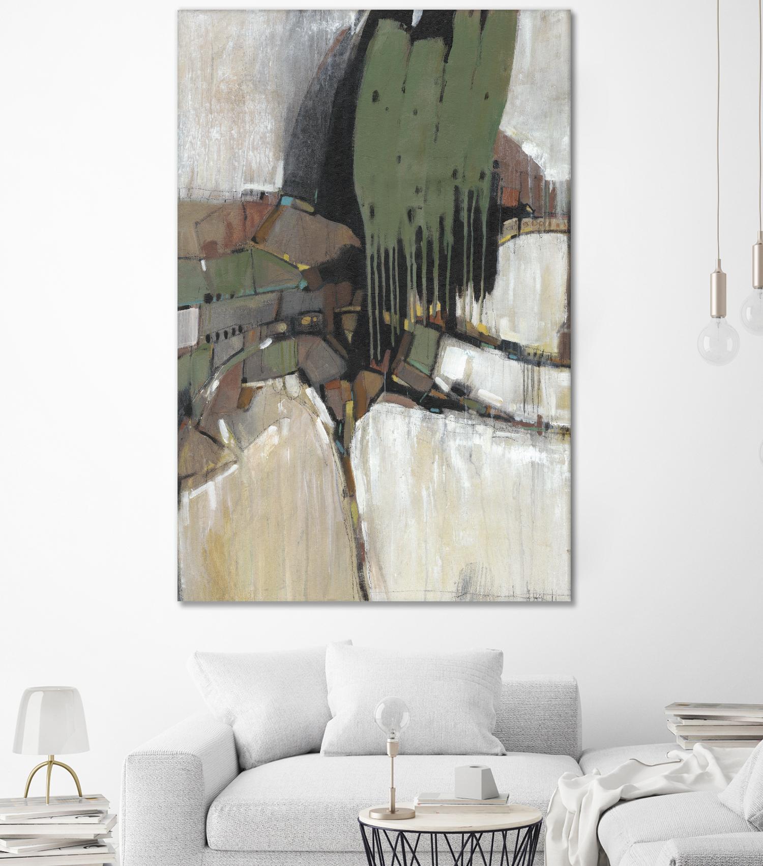 Separation III by Tim OToole on GIANT ART - green abstract