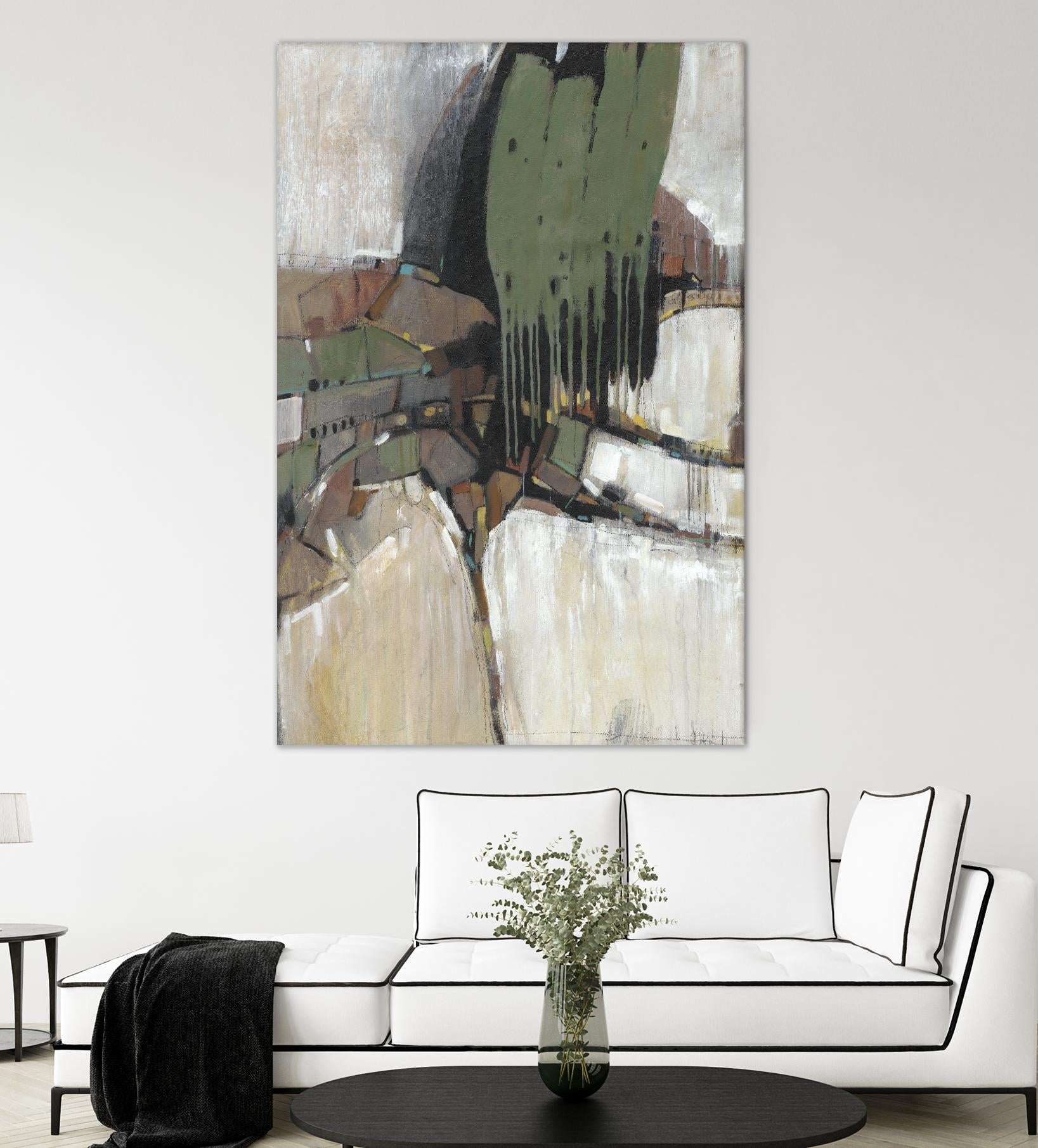 Separation III by Tim OToole on GIANT ART - green abstract