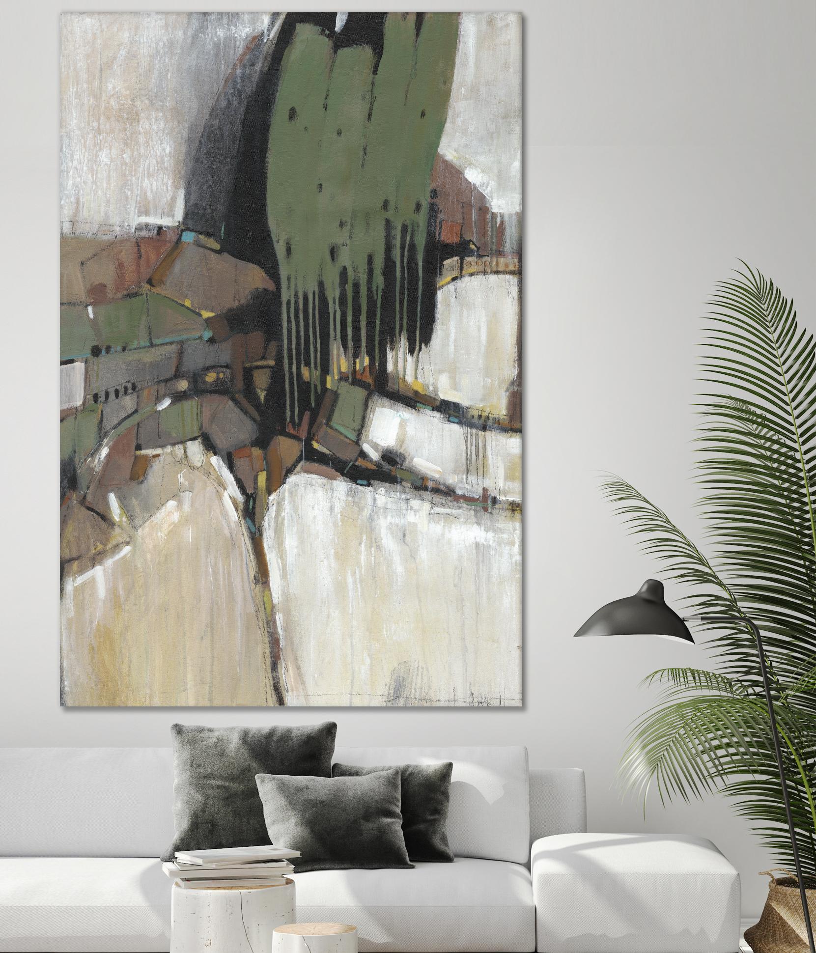 Separation III by Tim OToole on GIANT ART - green abstract