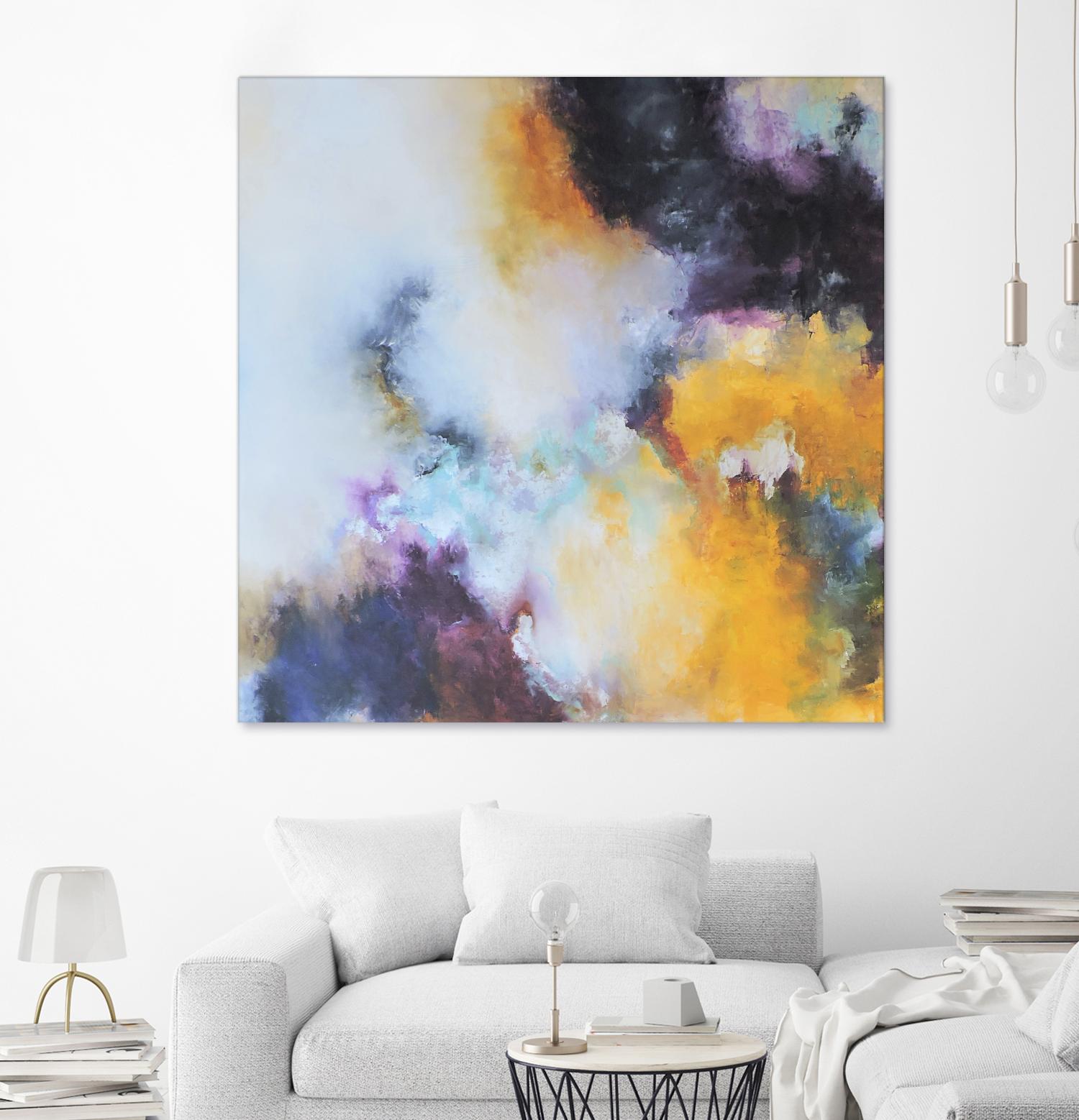 La Puerta del Cielo I by Leticia Herrera on GIANT ART - pink abstract