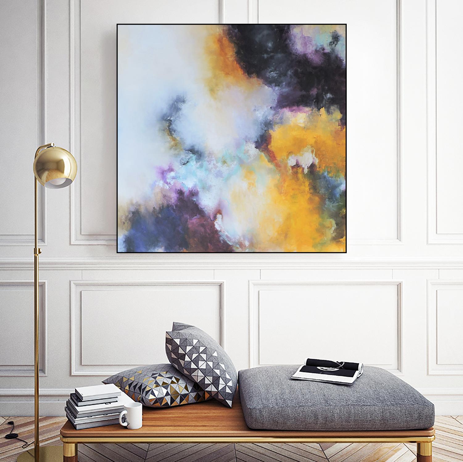 La Puerta del Cielo I by Leticia Herrera on GIANT ART - pink abstract