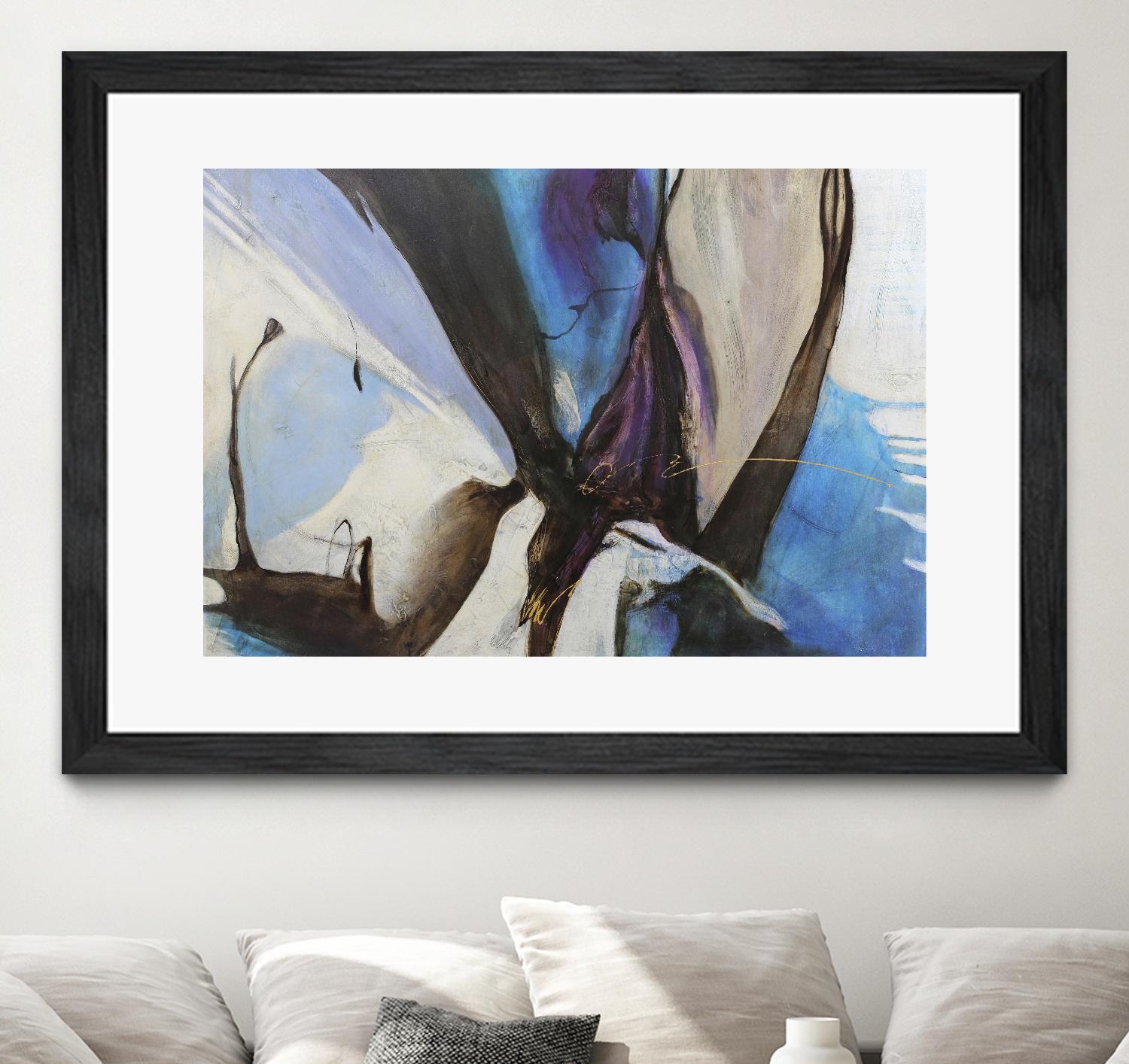 Motivos by Gabriela Villarreal on GIANT ART - blue abstract