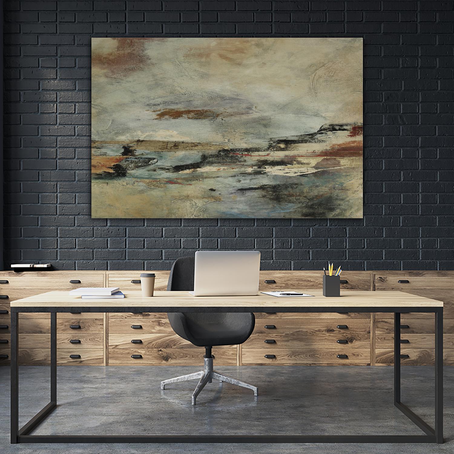 Orgullo by Gabriela Villarreal on GIANT ART - brown abstract