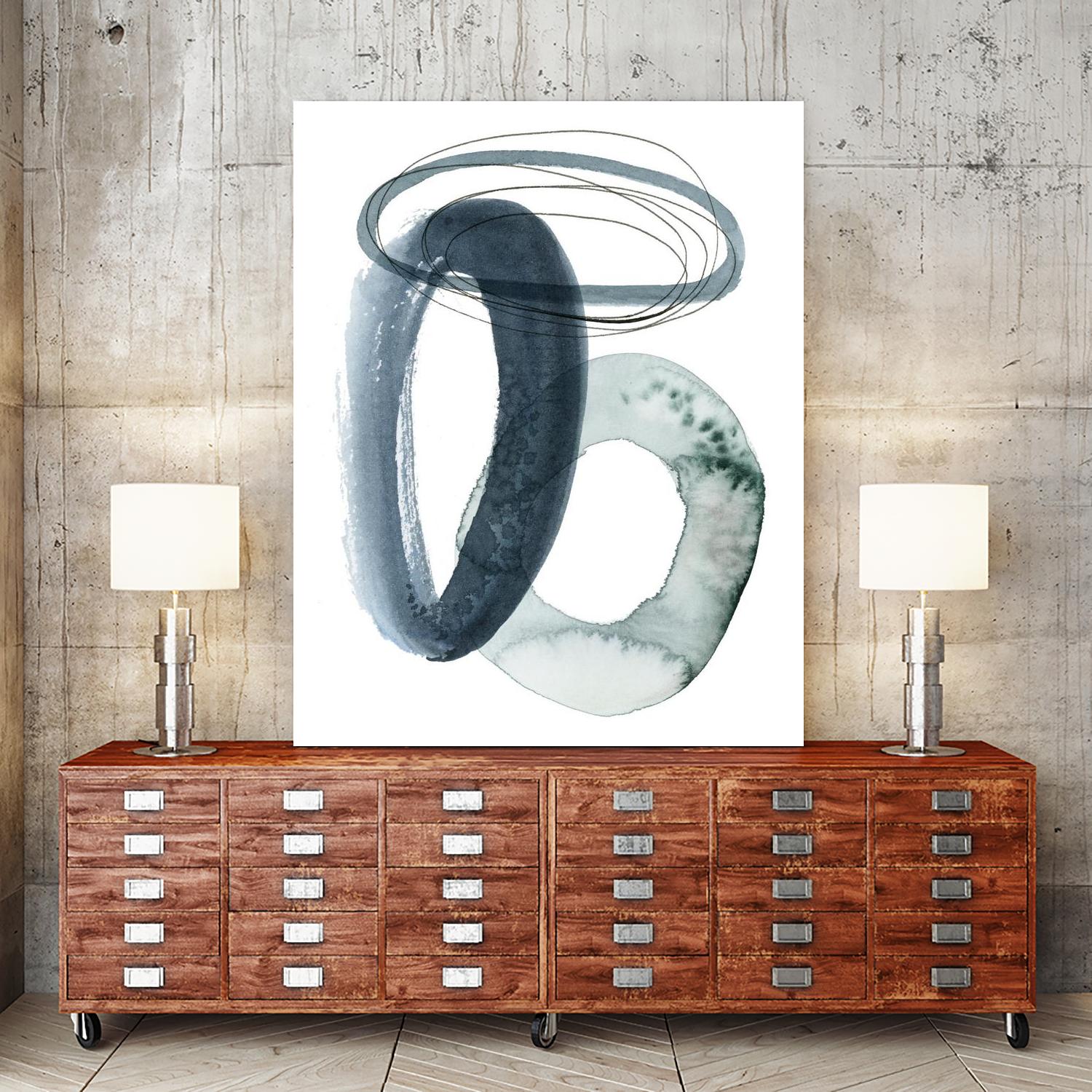 Looping Abstract I by Grace Popp on GIANT ART - green abstract