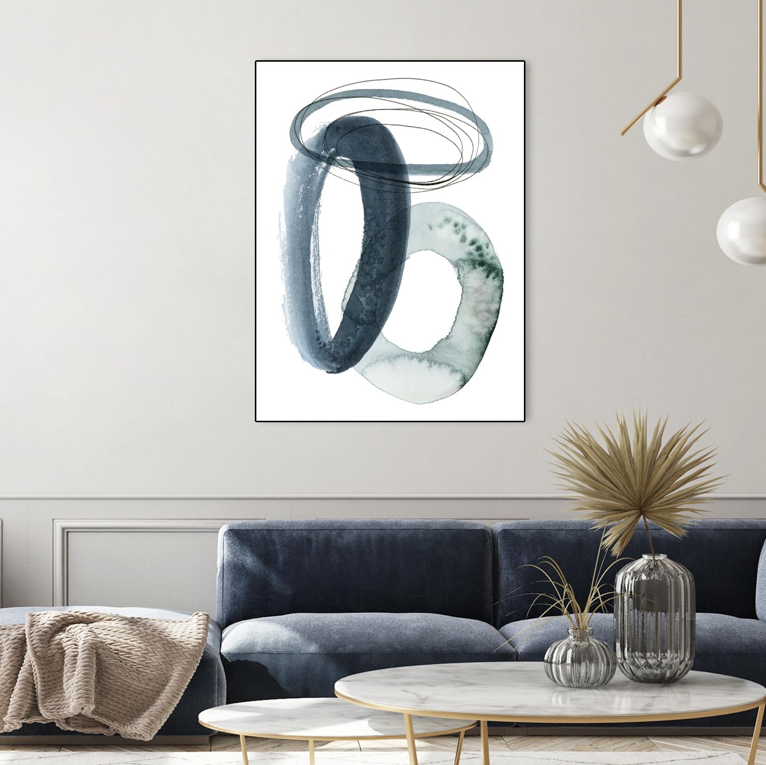 Looping Abstract I by Grace Popp on GIANT ART - green abstract