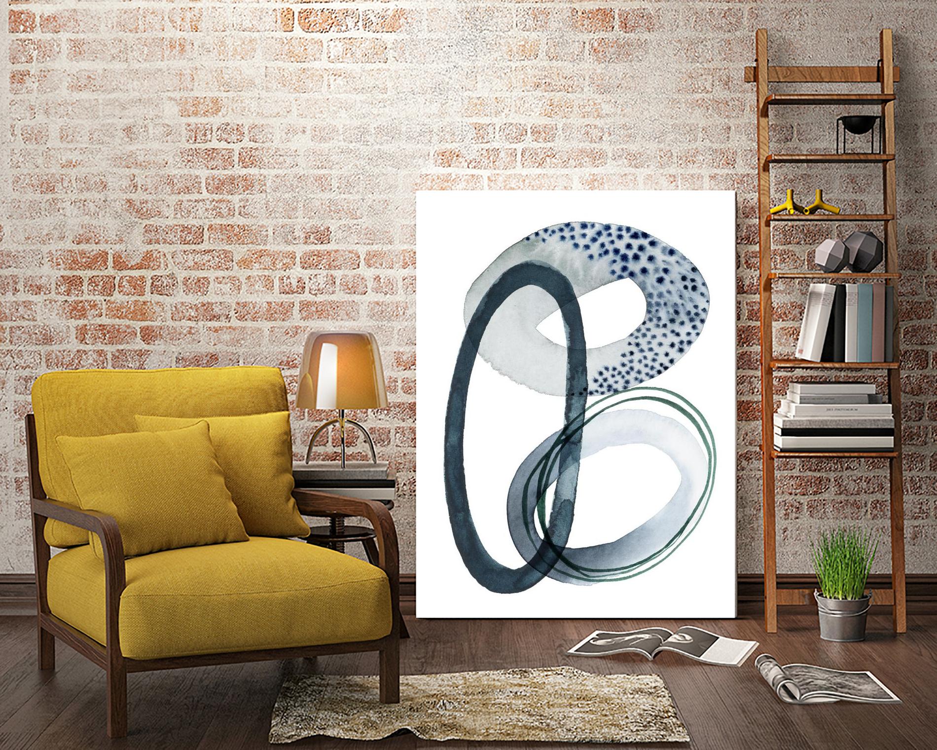 Looping Abstract III by Grace Popp on GIANT ART - green abstract