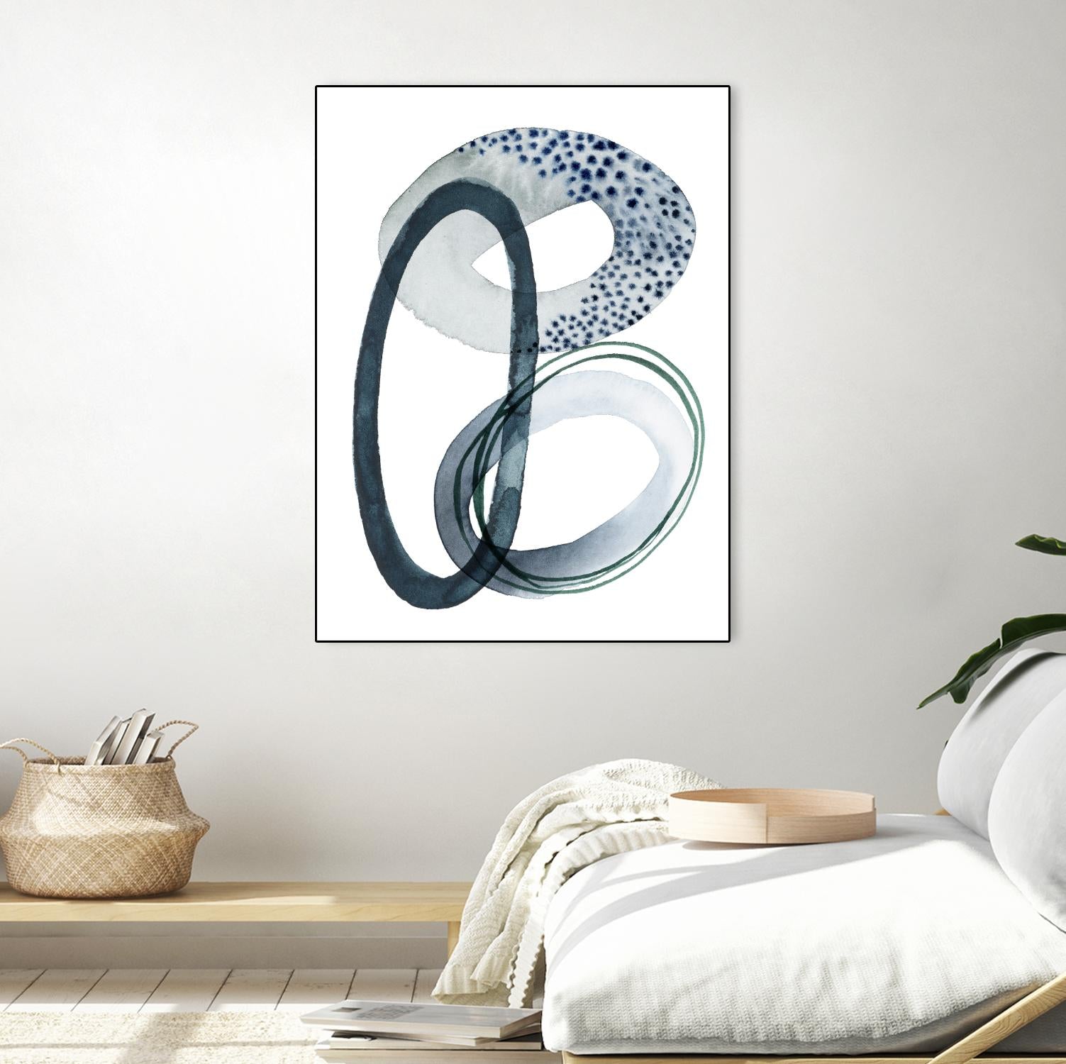 Looping Abstract III by Grace Popp on GIANT ART - green abstract