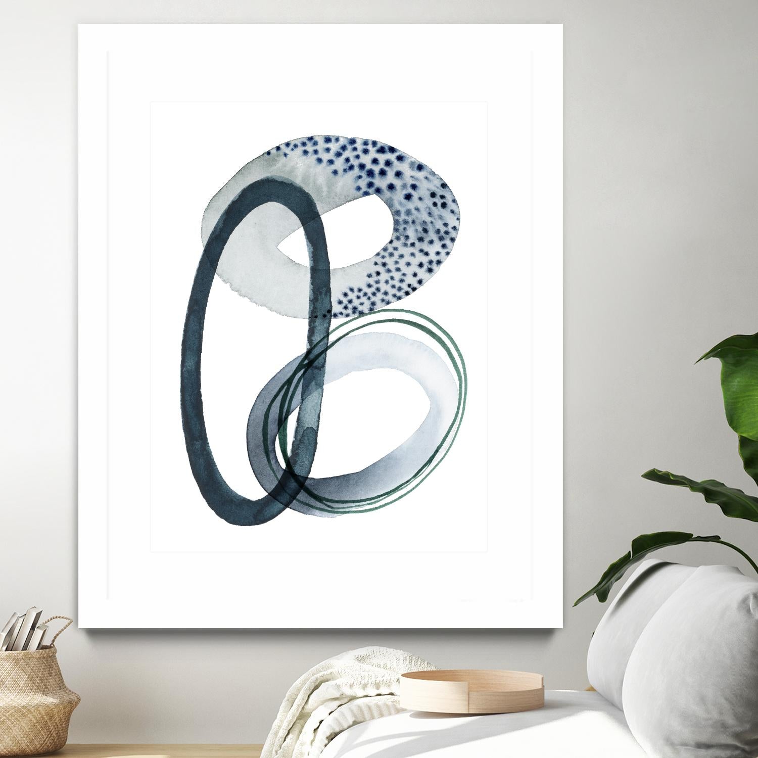 Looping Abstract III by Grace Popp on GIANT ART - green abstract