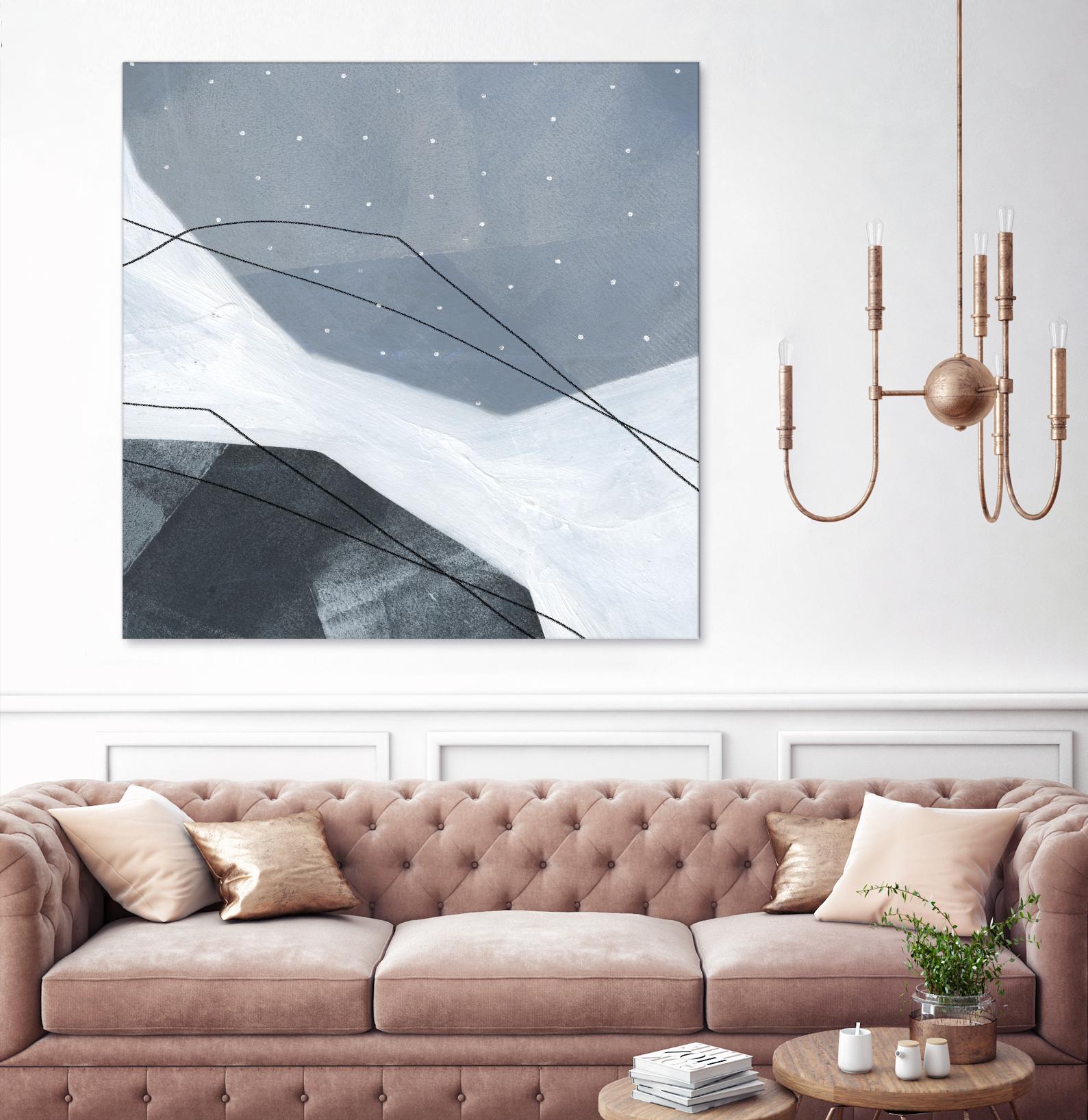 Adjacent Abstraction IV by Emma Scarvey on GIANT ART - blue abstract