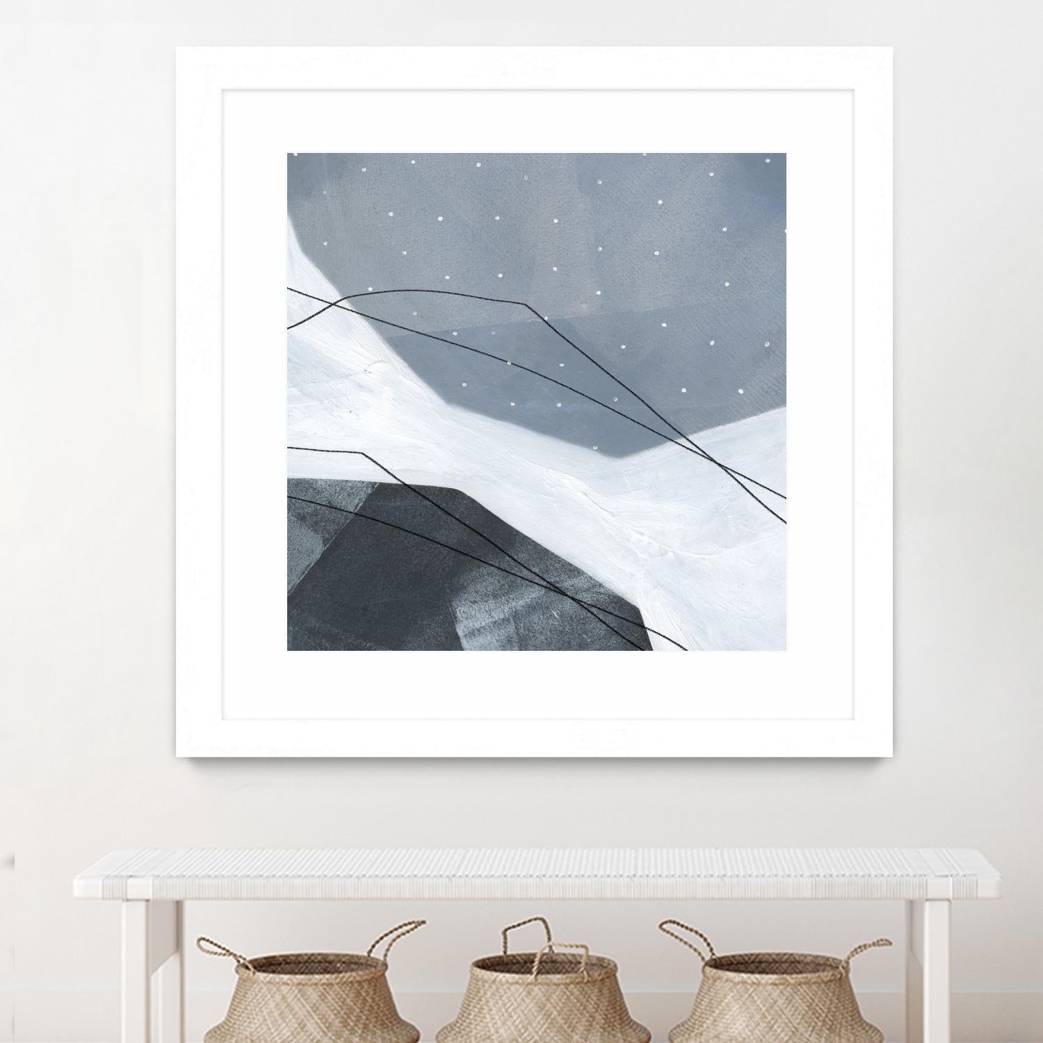 Adjacent Abstraction IV by Emma Scarvey on GIANT ART - blue abstract