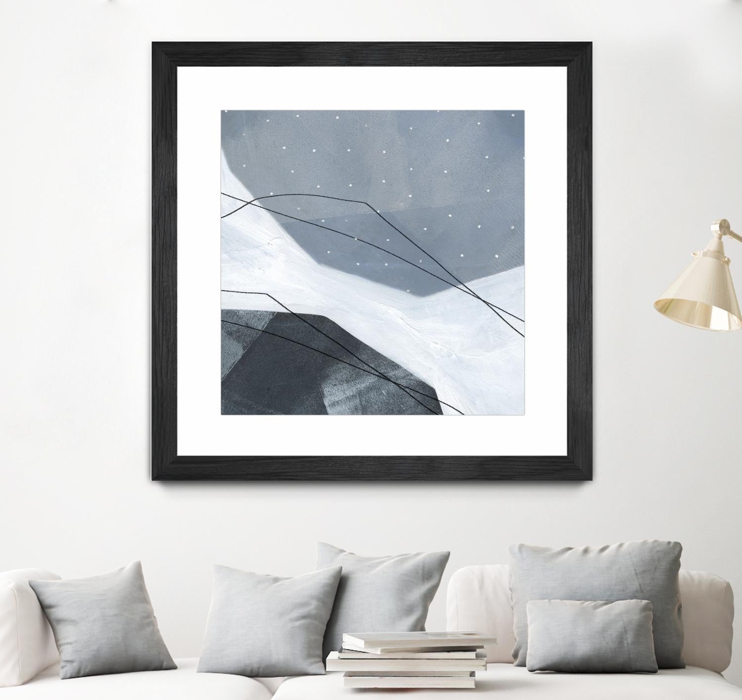 Adjacent Abstraction IV by Emma Scarvey on GIANT ART - blue abstract