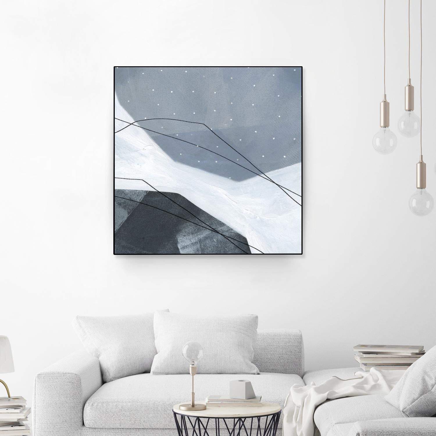 Adjacent Abstraction IV by Emma Scarvey on GIANT ART - blue abstract