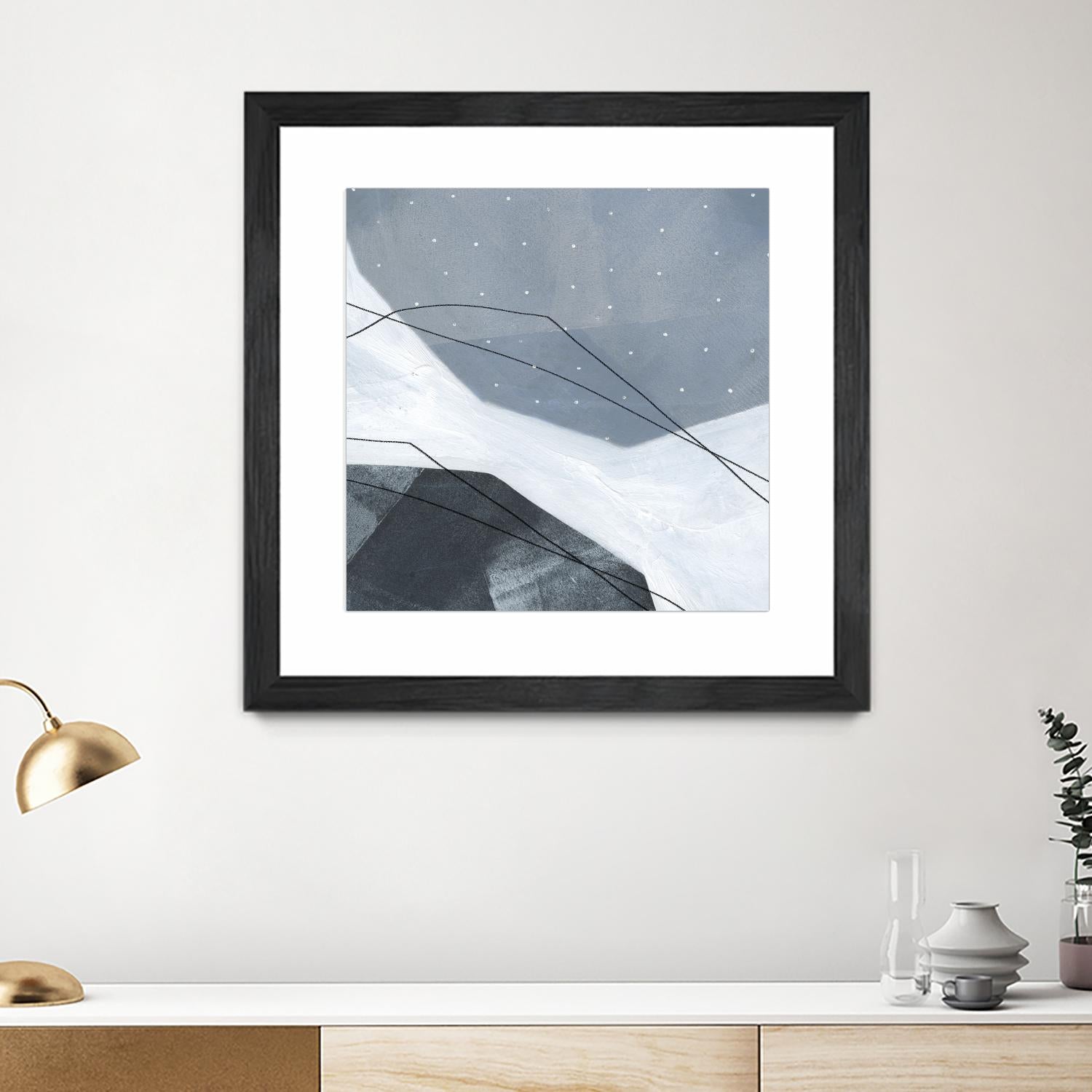 Adjacent Abstraction IV by Emma Scarvey on GIANT ART - blue abstract