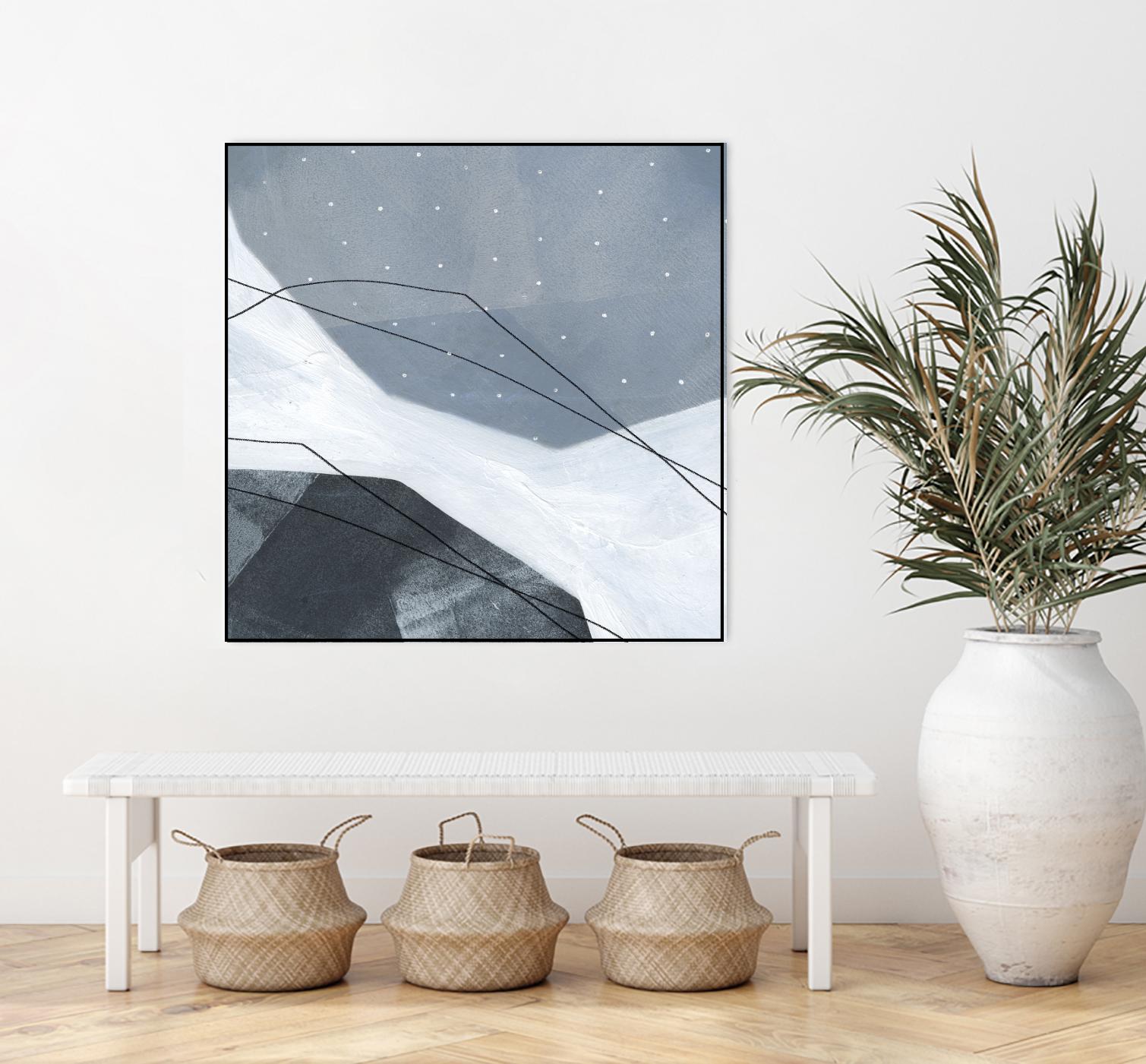 Adjacent Abstraction IV by Emma Scarvey on GIANT ART - blue abstract