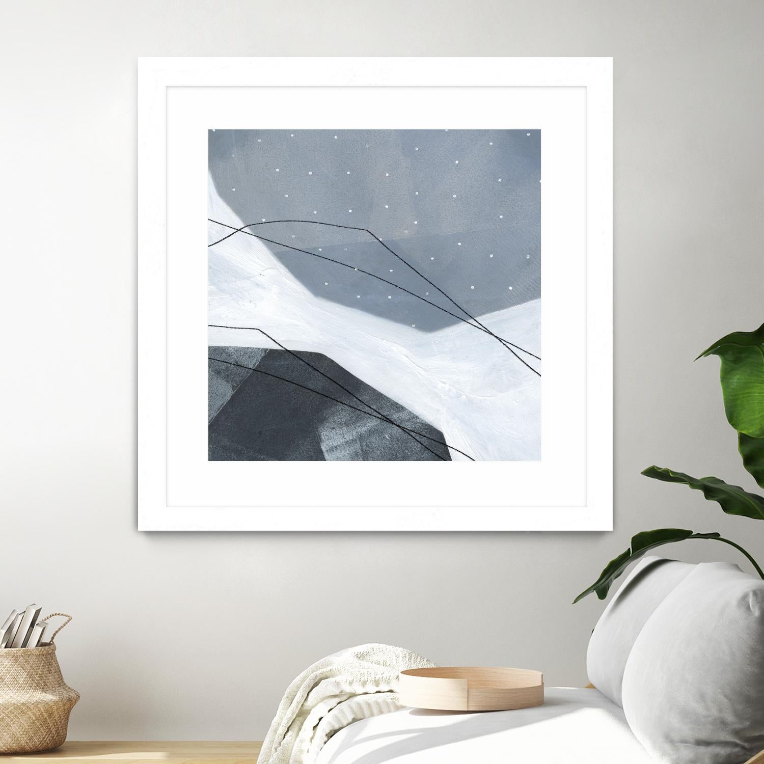 Adjacent Abstraction IV by Emma Scarvey on GIANT ART - blue abstract