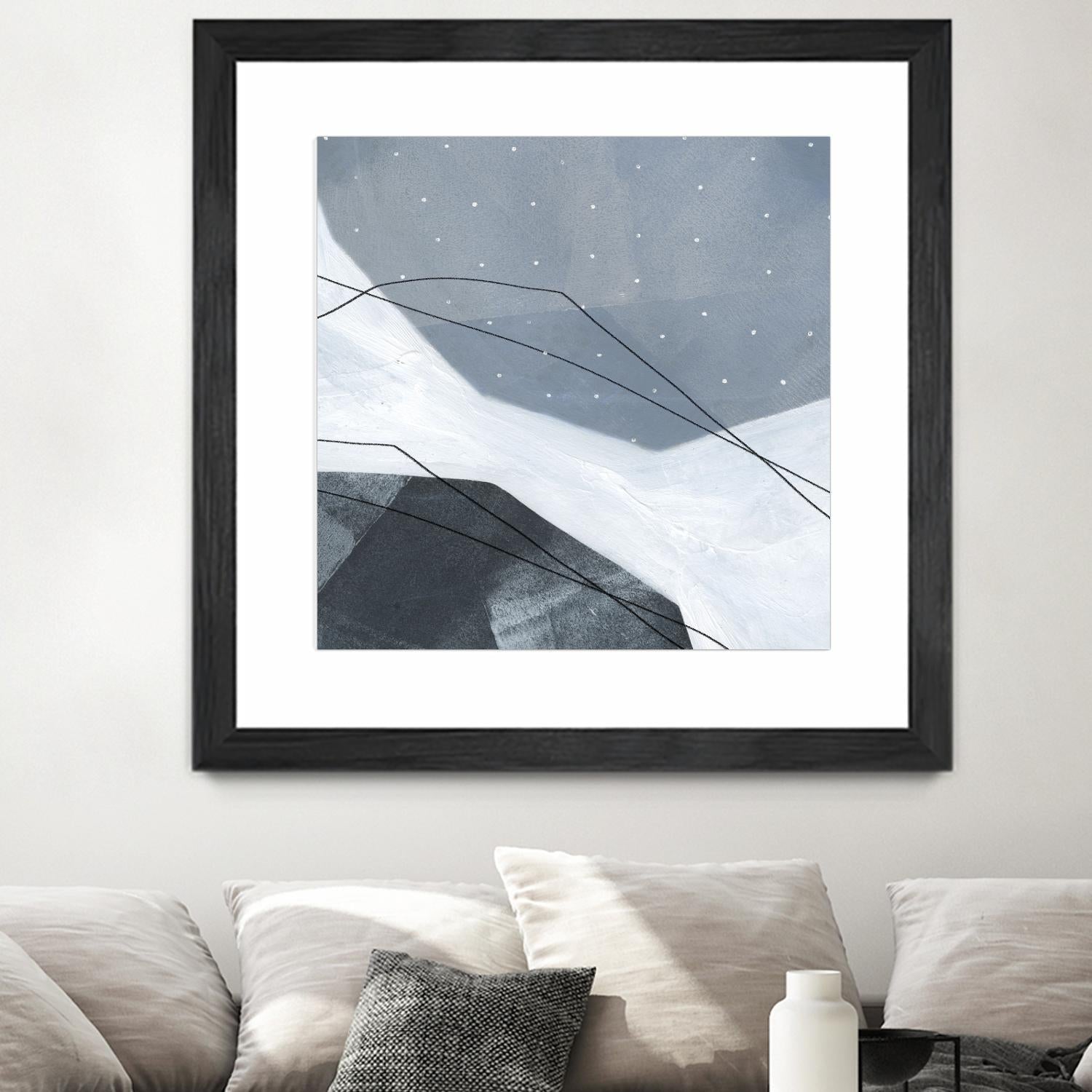 Adjacent Abstraction IV by Emma Scarvey on GIANT ART - blue abstract