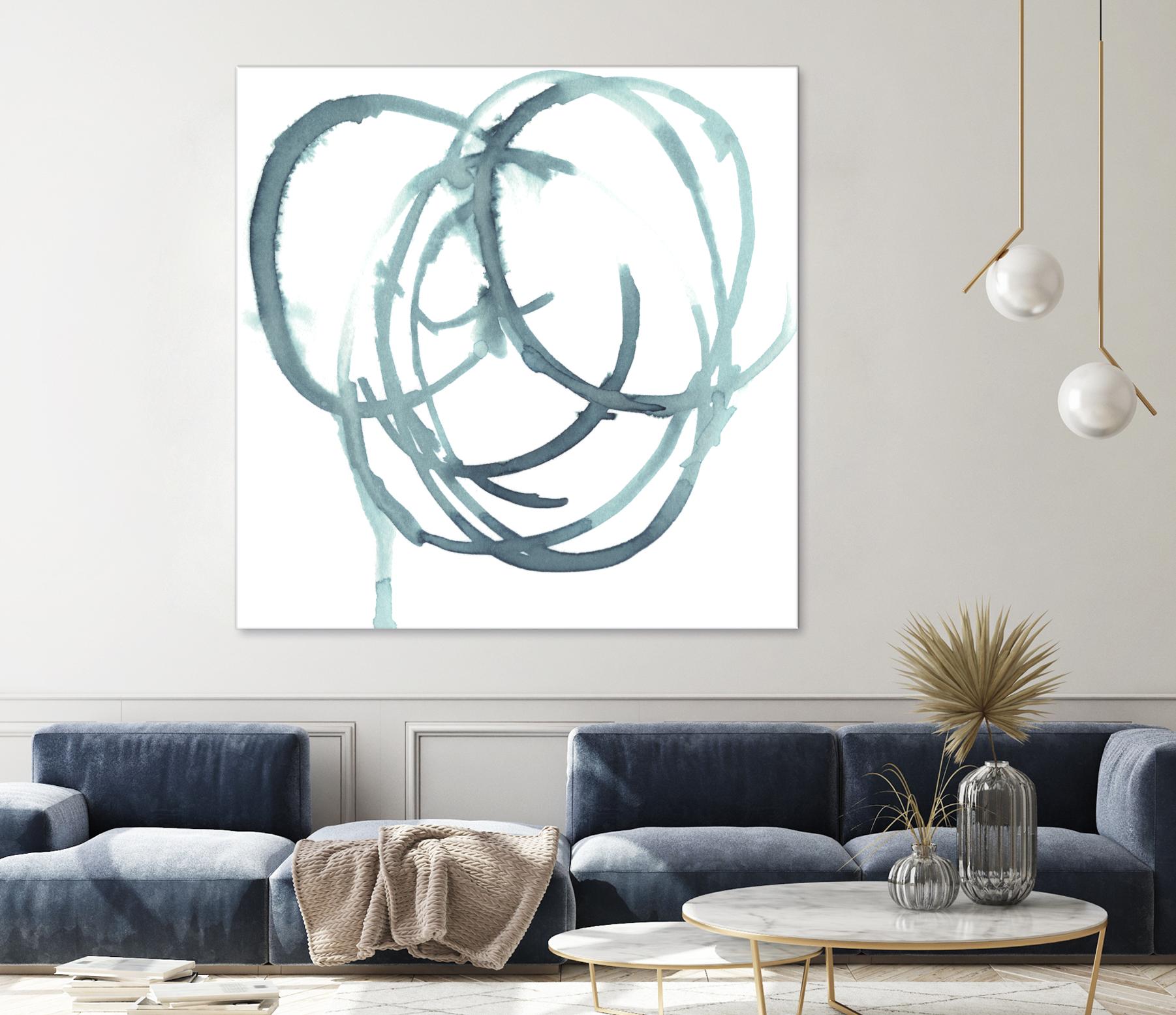 Dizzy I by Jennifer Paxton Parker on GIANT ART - green abstract