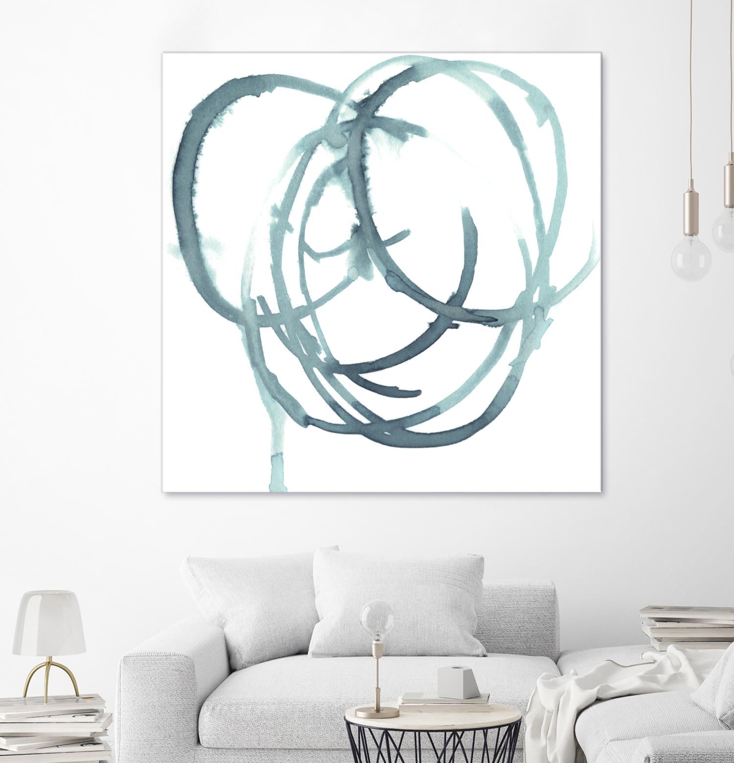 Dizzy I by Jennifer Paxton Parker on GIANT ART - green abstract