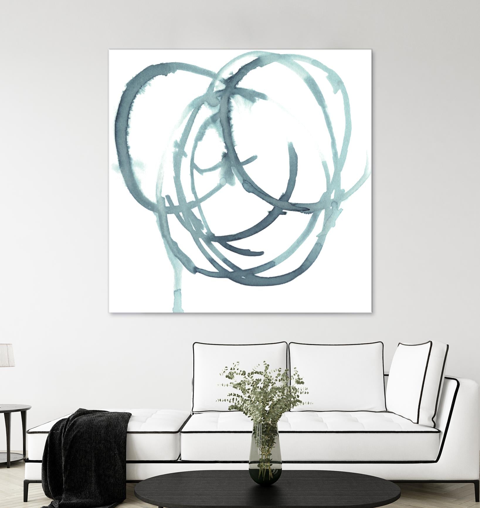Dizzy I by Jennifer Paxton Parker on GIANT ART - green abstract