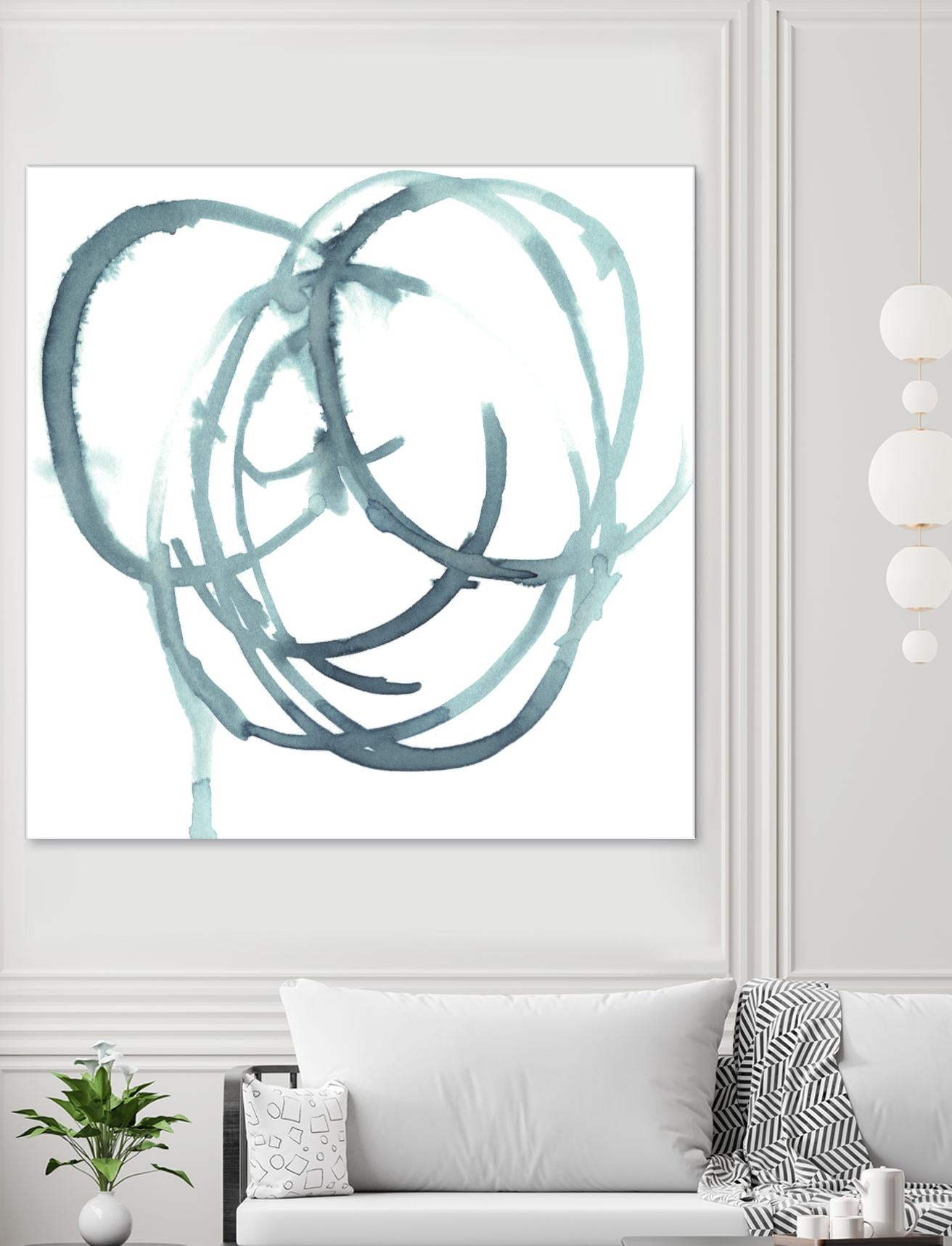 Dizzy I by Jennifer Paxton Parker on GIANT ART - green abstract