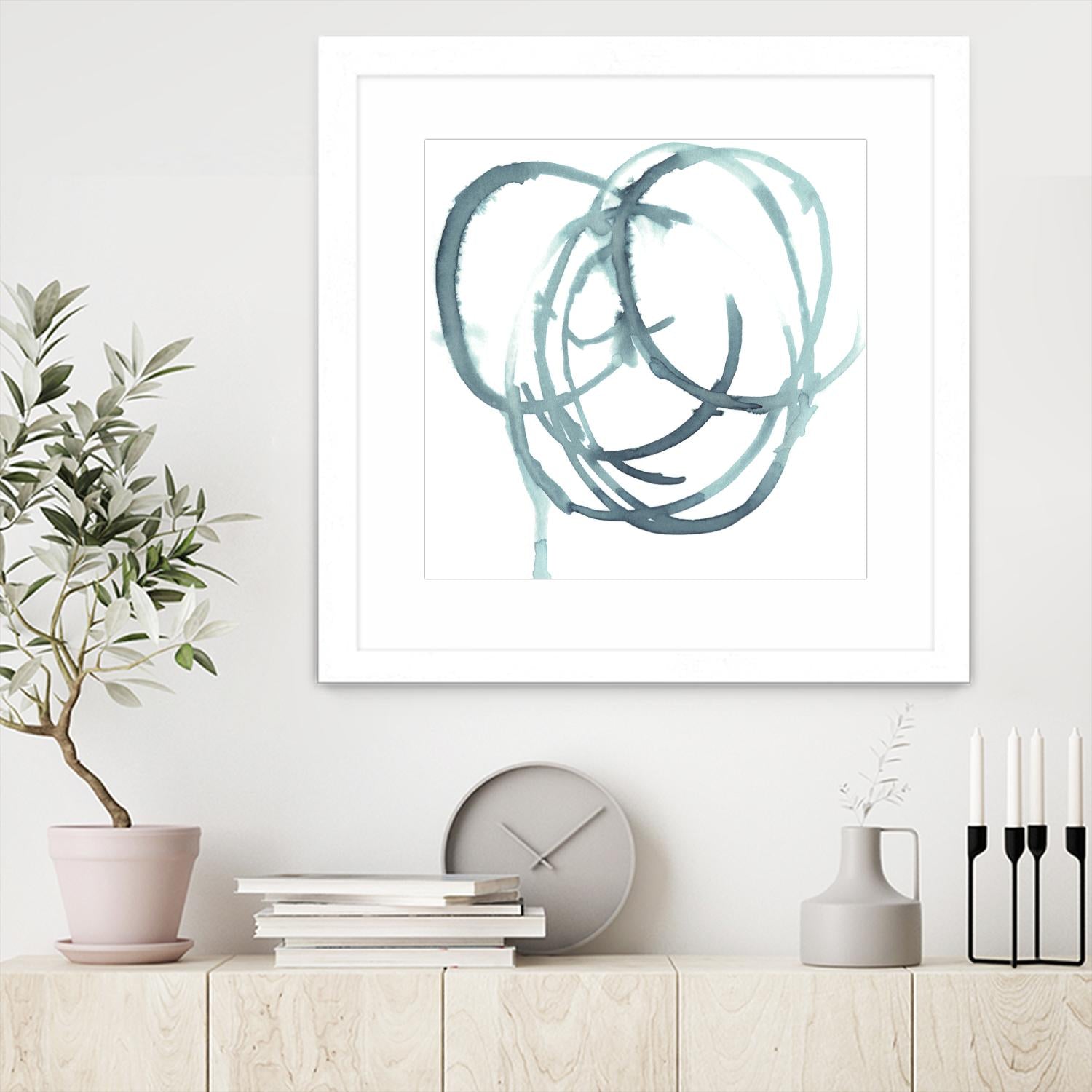 Dizzy I by Jennifer Paxton Parker on GIANT ART - green abstract