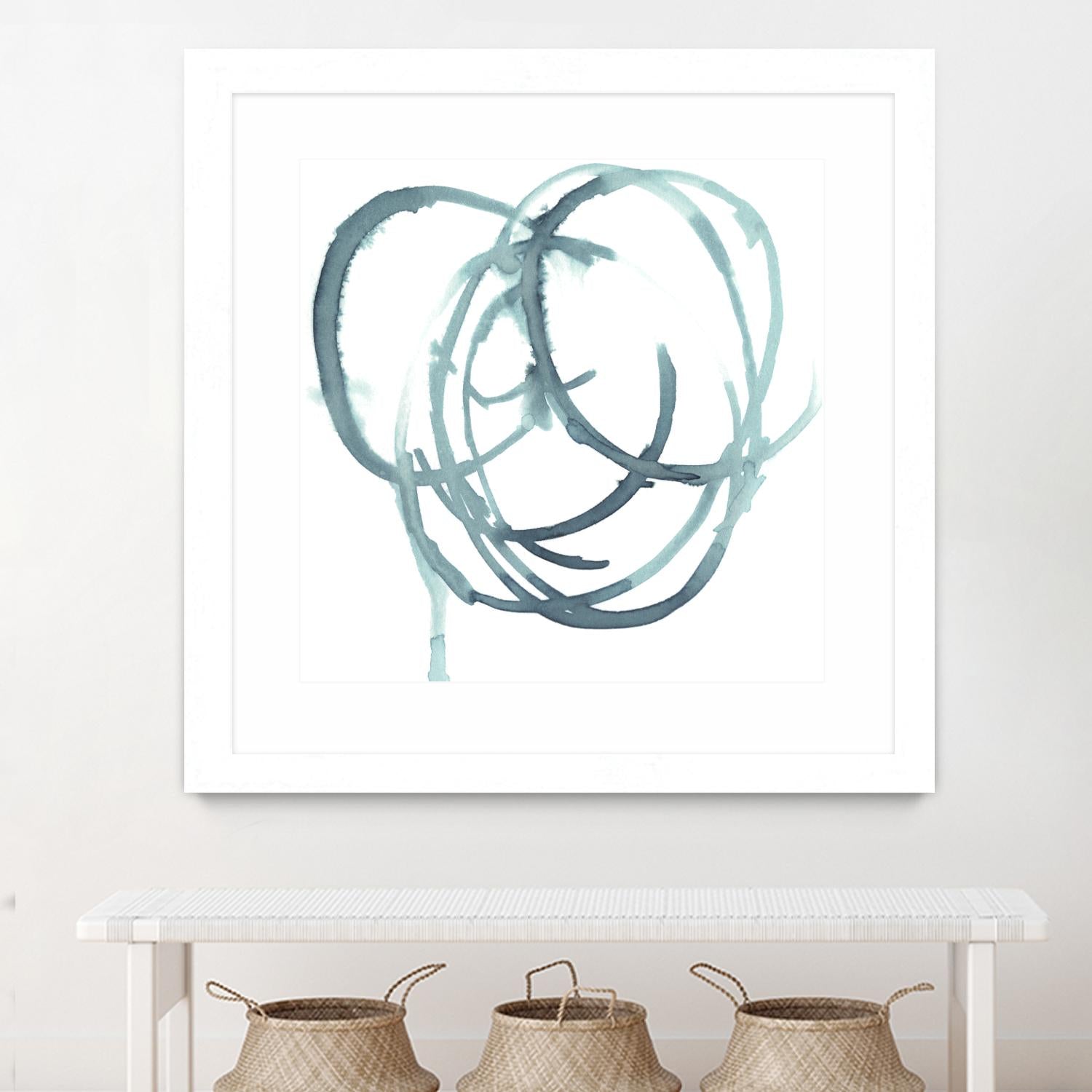 Dizzy I by Jennifer Paxton Parker on GIANT ART - green abstract