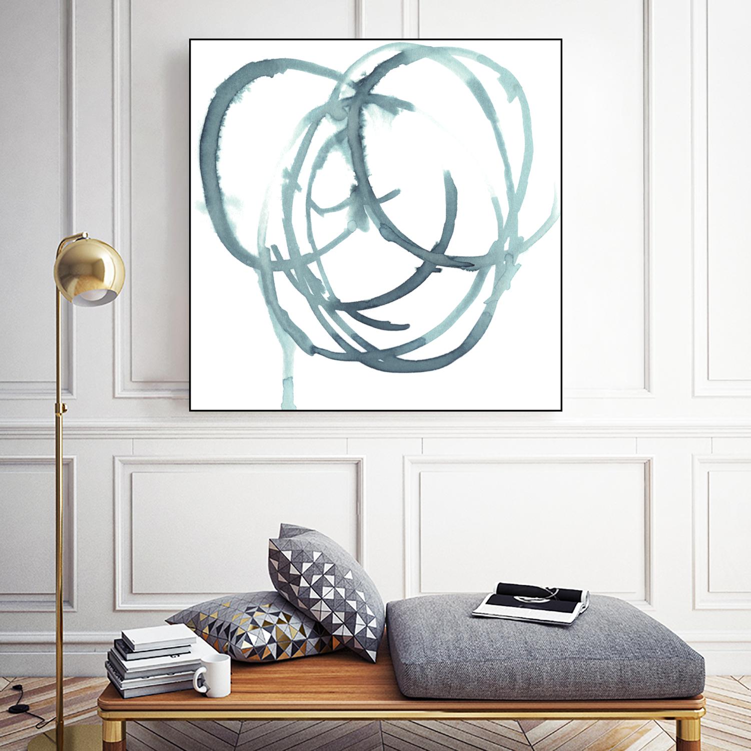 Dizzy I by Jennifer Paxton Parker on GIANT ART - green abstract