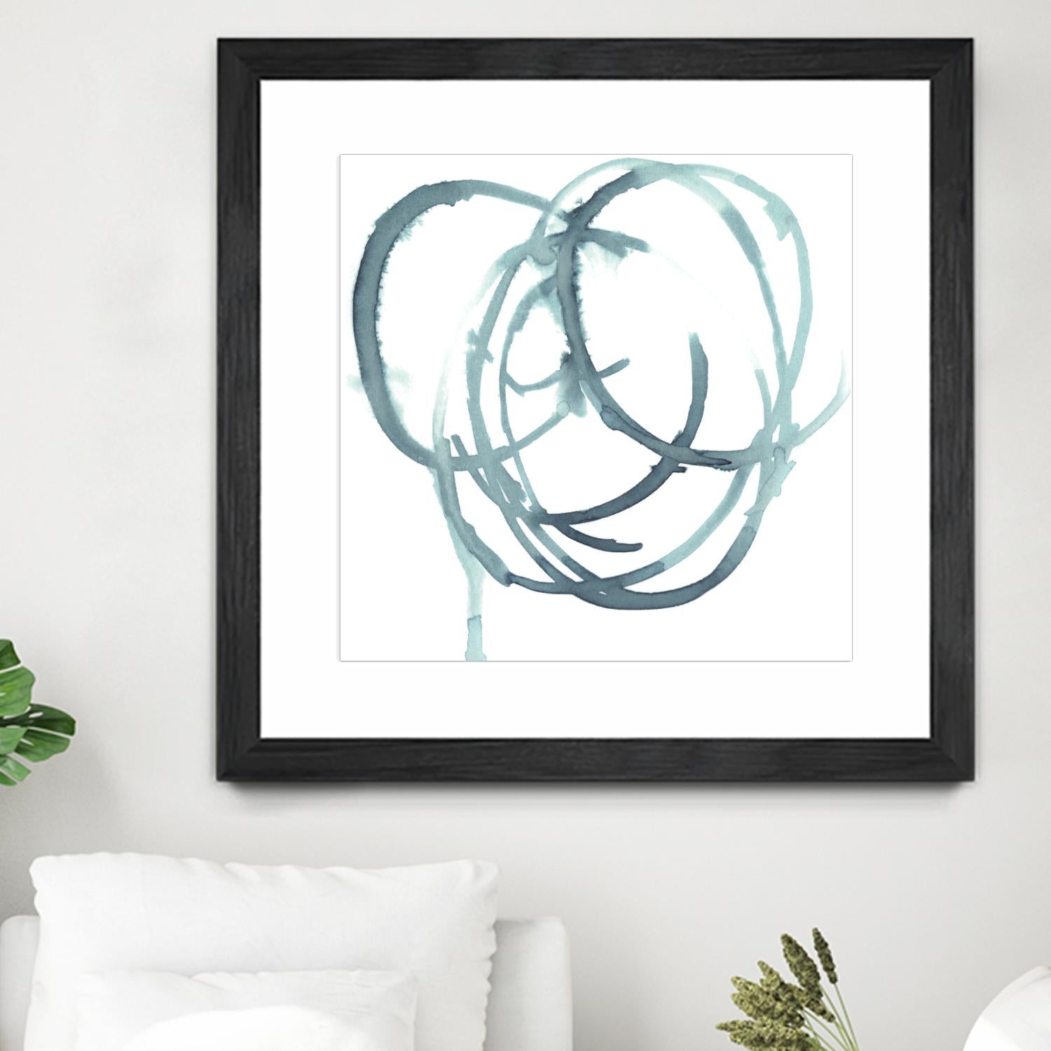 Dizzy I by Jennifer Paxton Parker on GIANT ART - green abstract