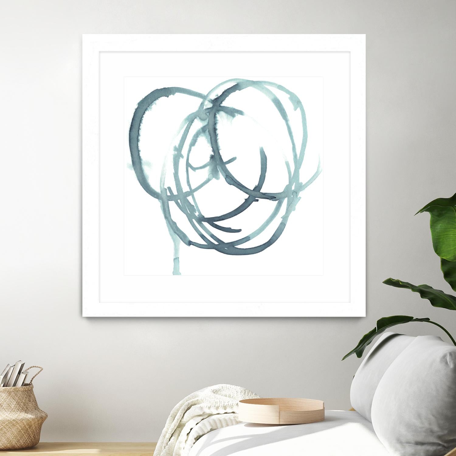 Dizzy I by Jennifer Paxton Parker on GIANT ART - green abstract