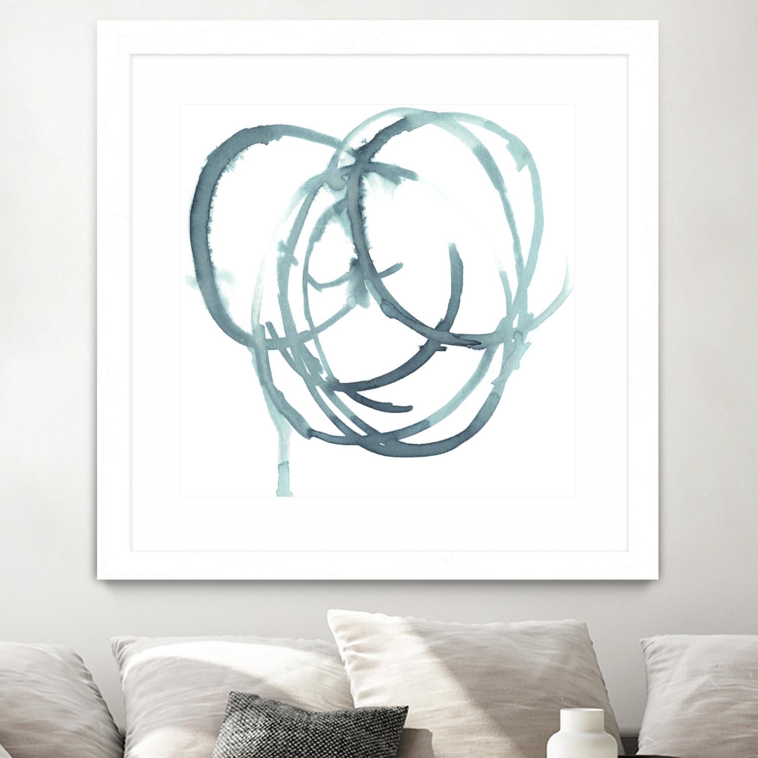 Dizzy I by Jennifer Paxton Parker on GIANT ART - green abstract
