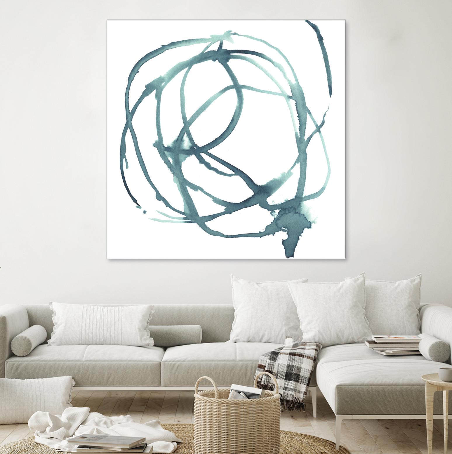 Dizzy II by Jennifer Paxton Parker on GIANT ART - green abstract