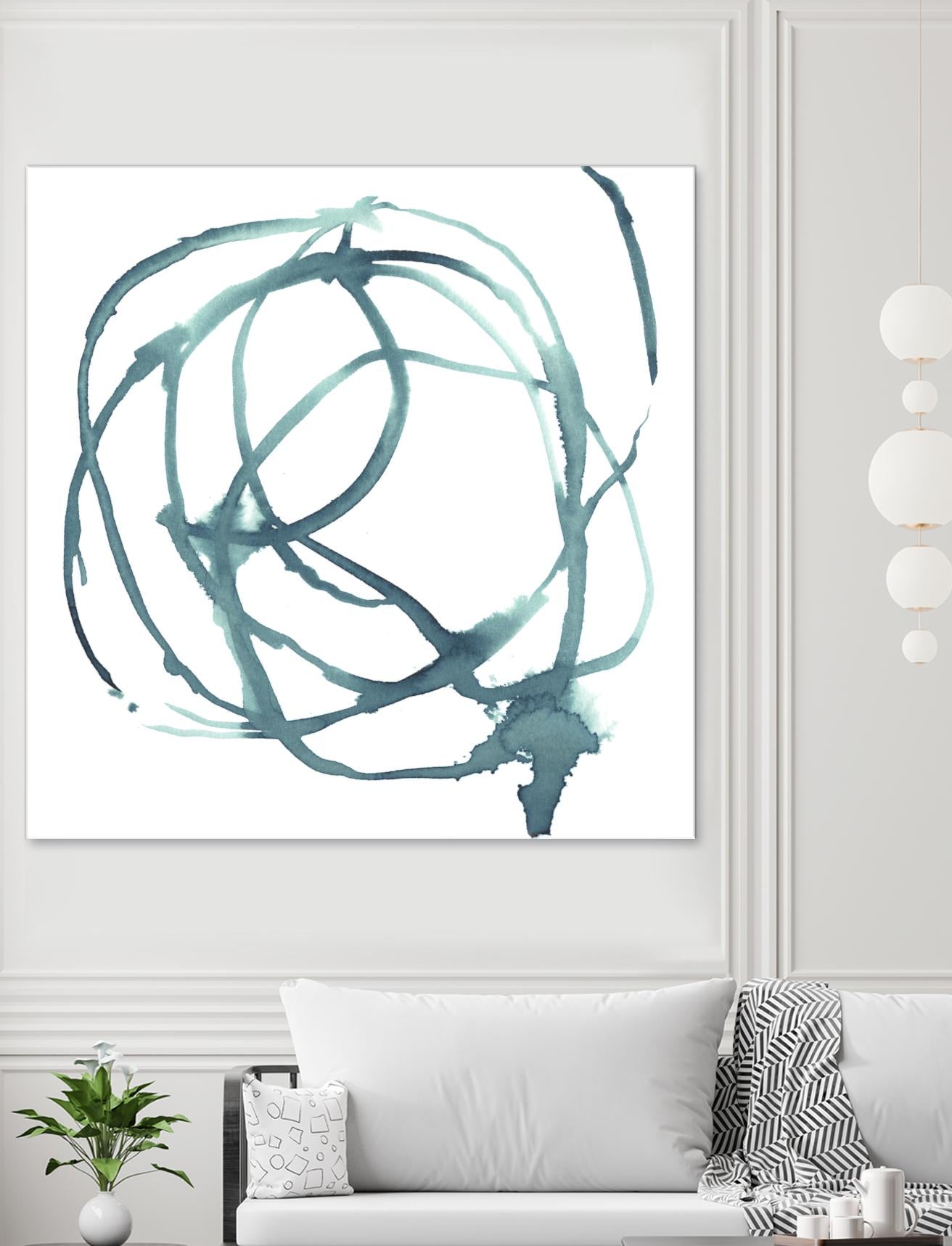 Dizzy II by Jennifer Paxton Parker on GIANT ART - green abstract