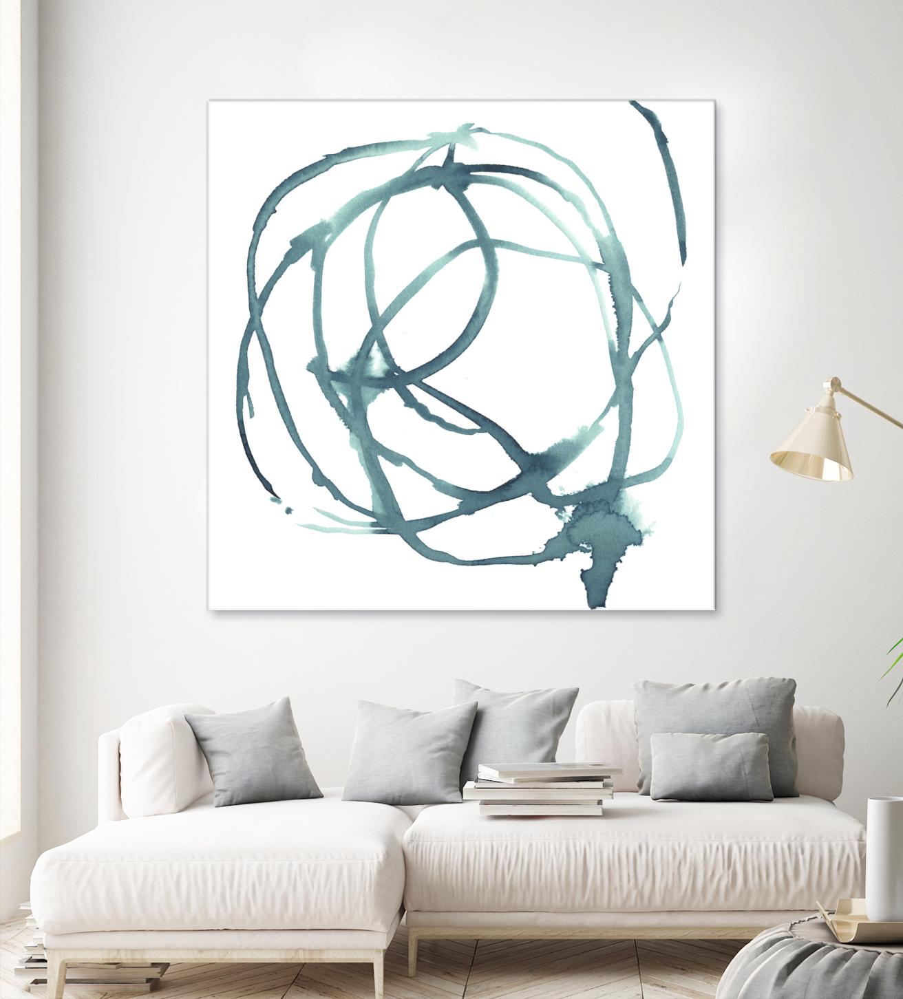 Dizzy II by Jennifer Paxton Parker on GIANT ART - green abstract