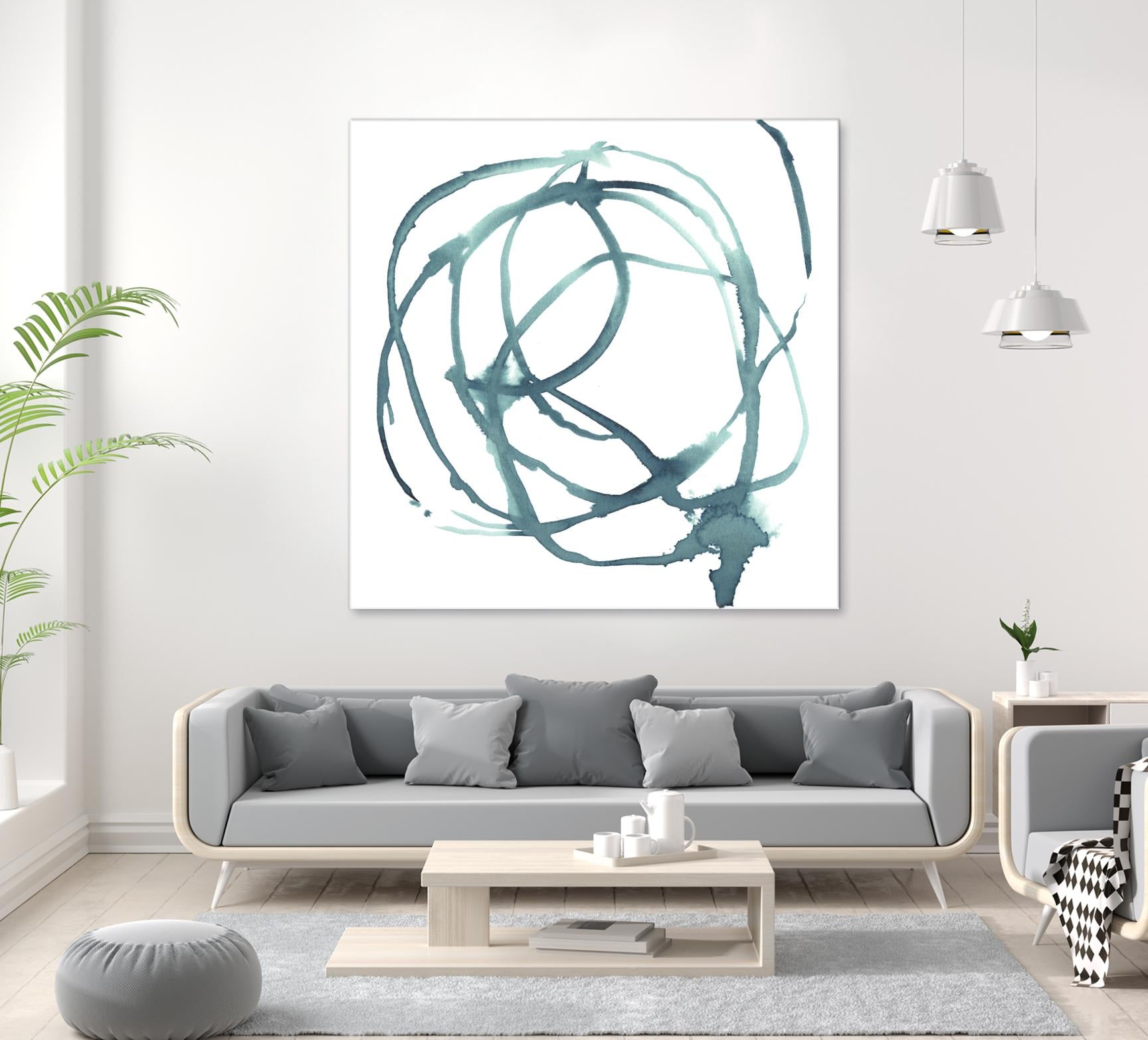 Dizzy II by Jennifer Paxton Parker on GIANT ART - green abstract