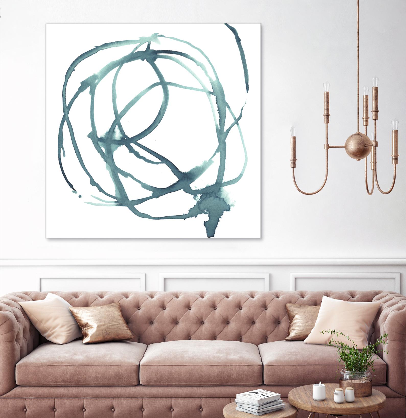 Dizzy II by Jennifer Paxton Parker on GIANT ART - green abstract