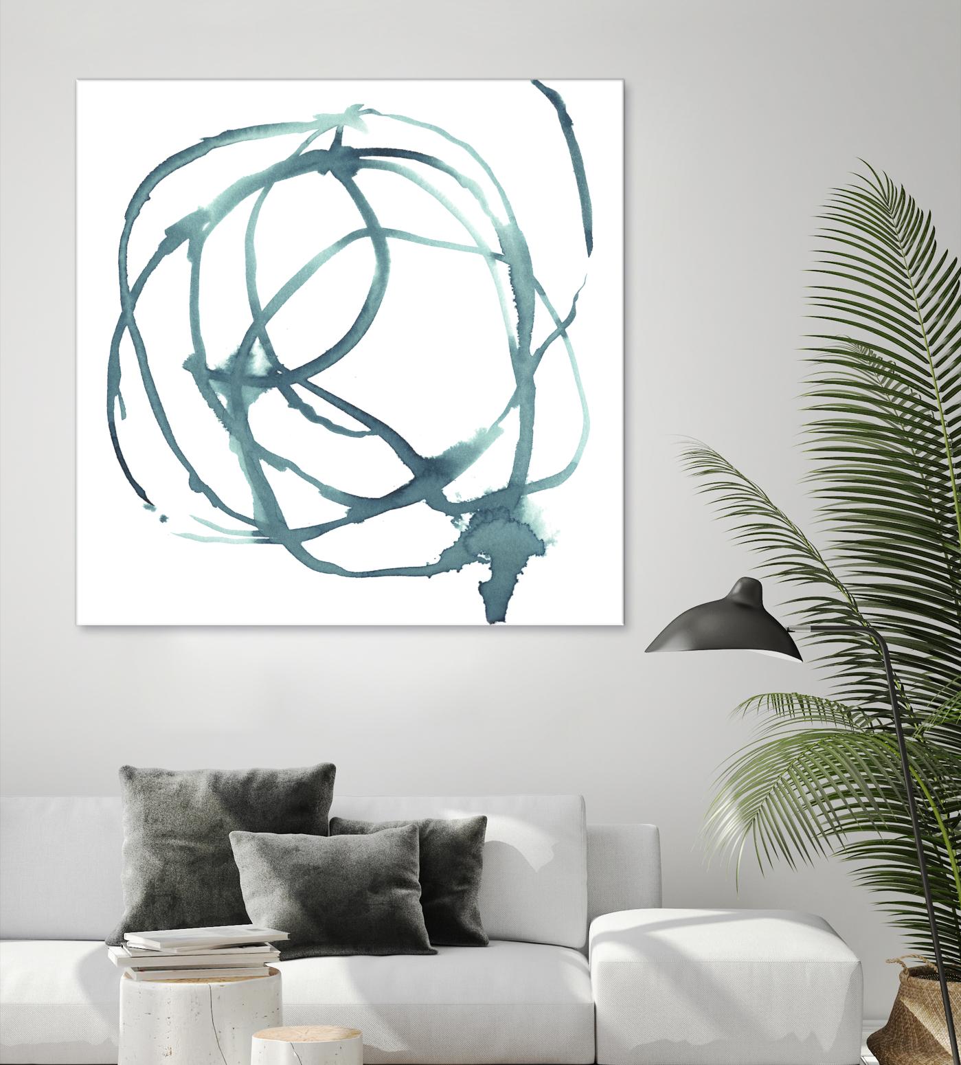 Dizzy II by Jennifer Paxton Parker on GIANT ART - green abstract