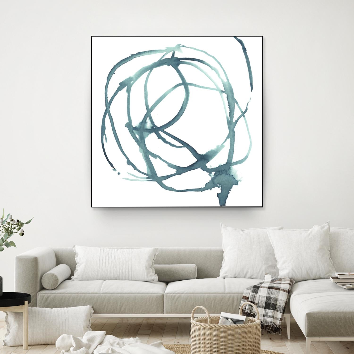 Dizzy II by Jennifer Paxton Parker on GIANT ART - green abstract