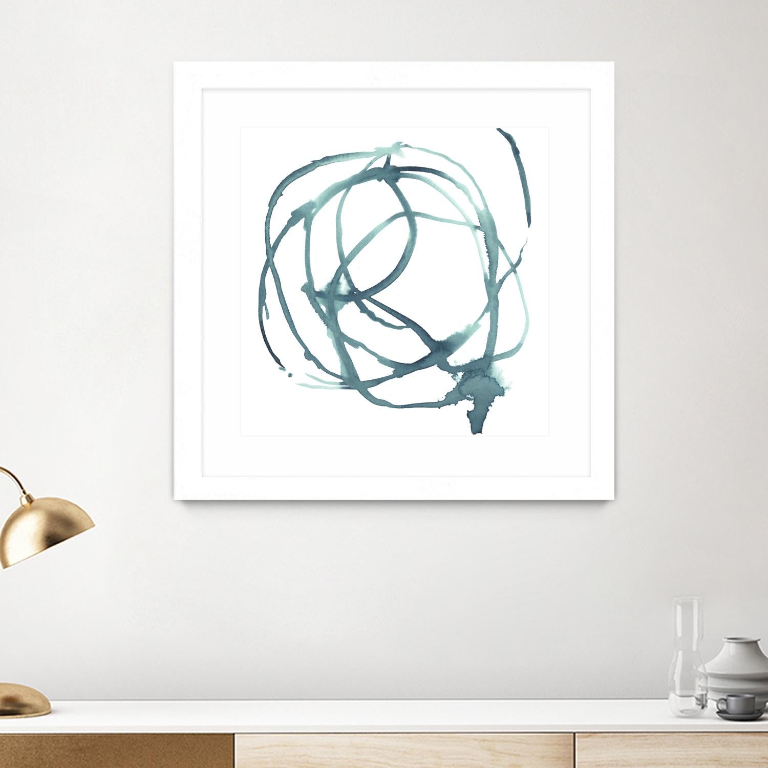 Dizzy II by Jennifer Paxton Parker on GIANT ART - green abstract