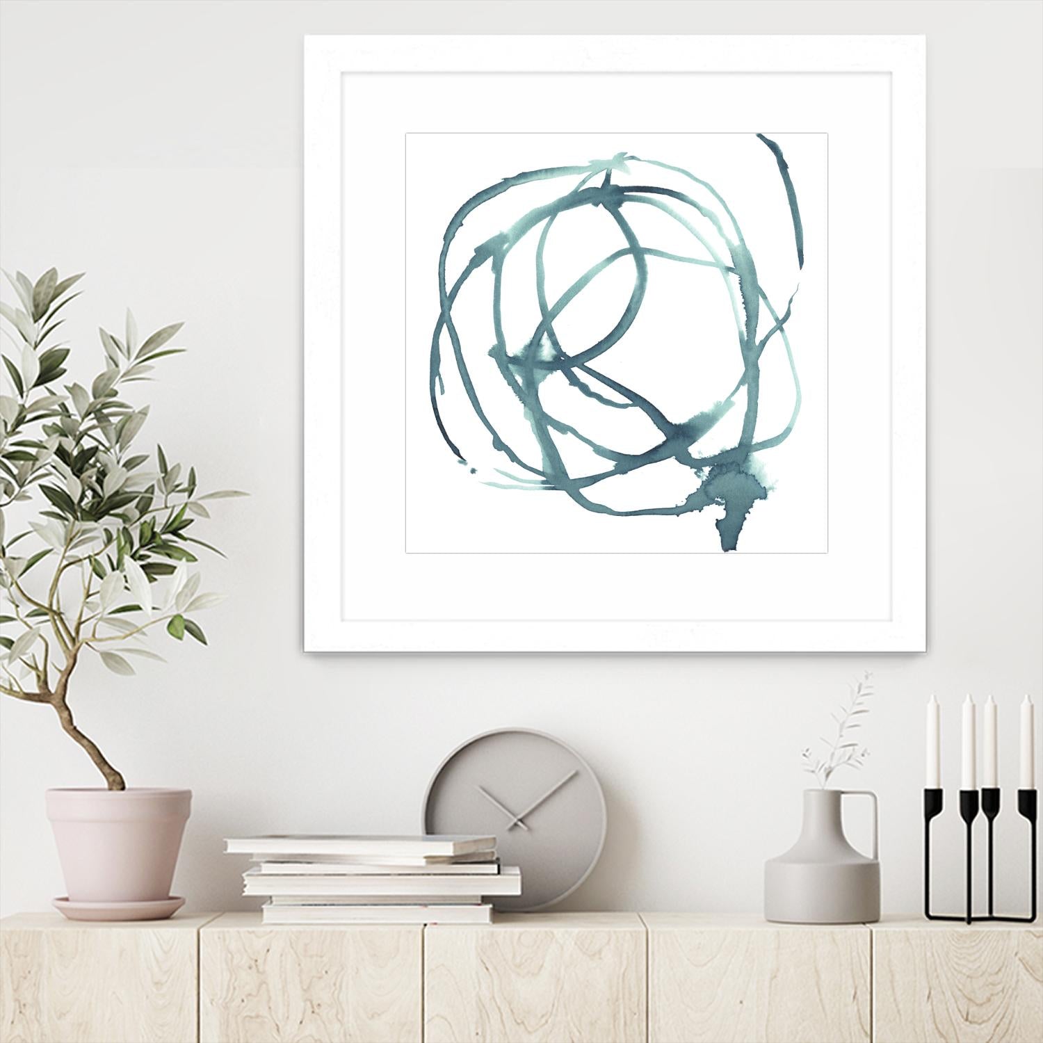 Dizzy II by Jennifer Paxton Parker on GIANT ART - green abstract