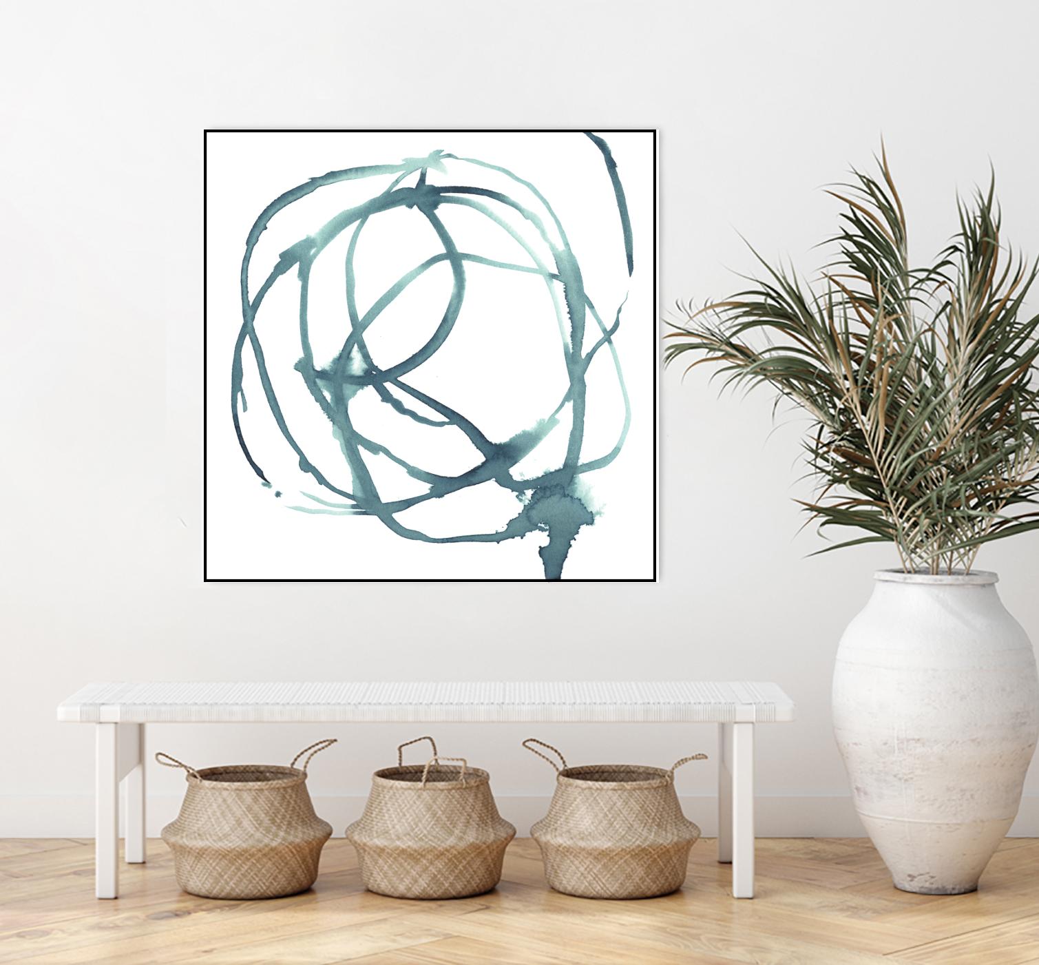 Dizzy II by Jennifer Paxton Parker on GIANT ART - green abstract